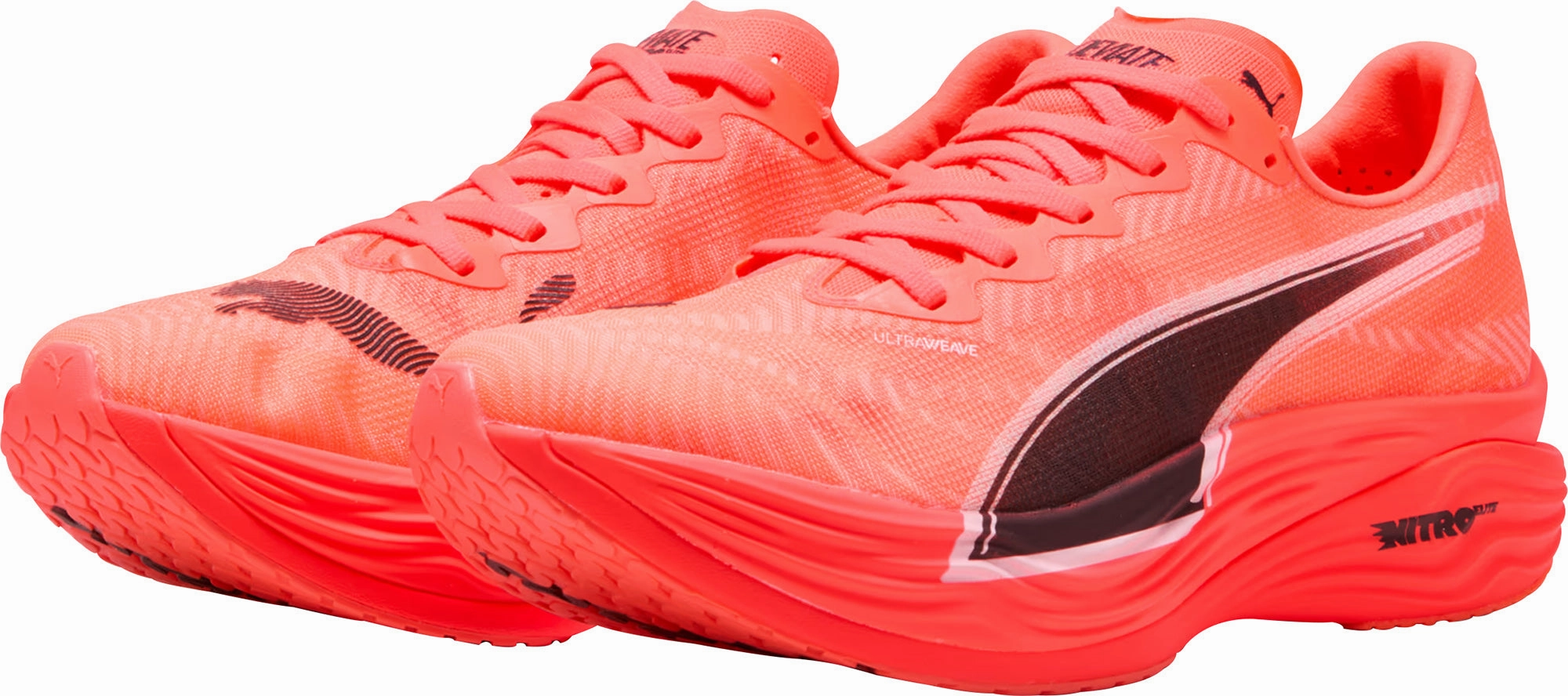 Puma Deviate Nitro Elite 3 Mens Running Shoe - Red Cozy Footwear