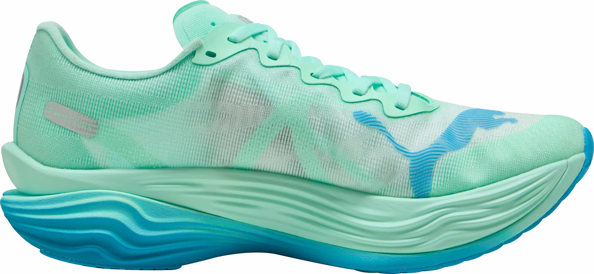 Puma Deviate Nitro Elite 3 Womens Running Shoes - Green Cozy Footwear