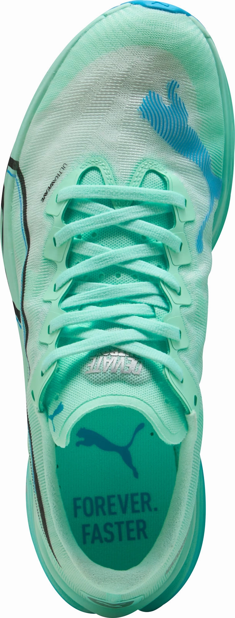 Puma Deviate Nitro Elite 3 Womens Running Shoes - Green Cozy Footwear