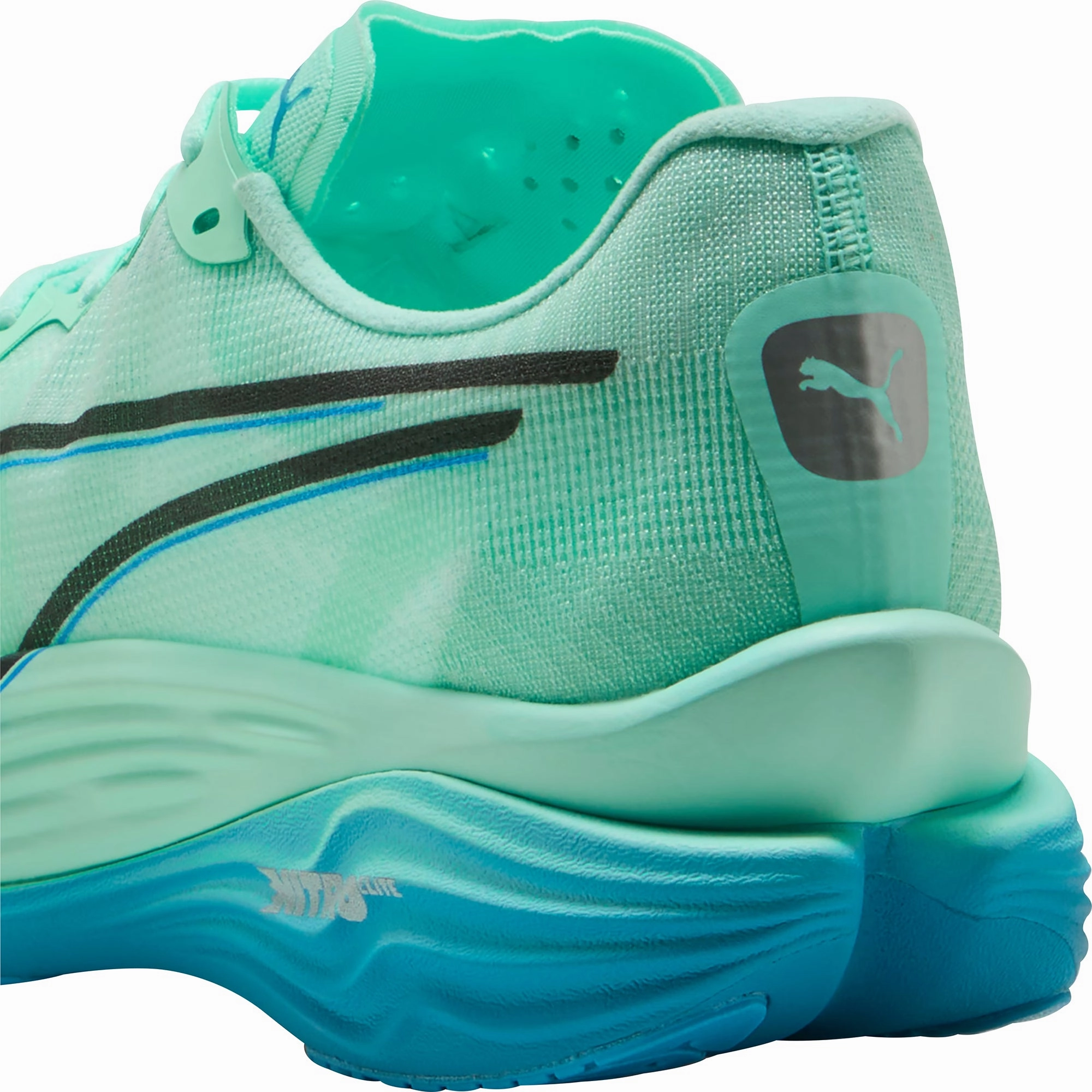 Puma Deviate Nitro Elite 3 Womens Running Shoes - Green Cozy Footwear