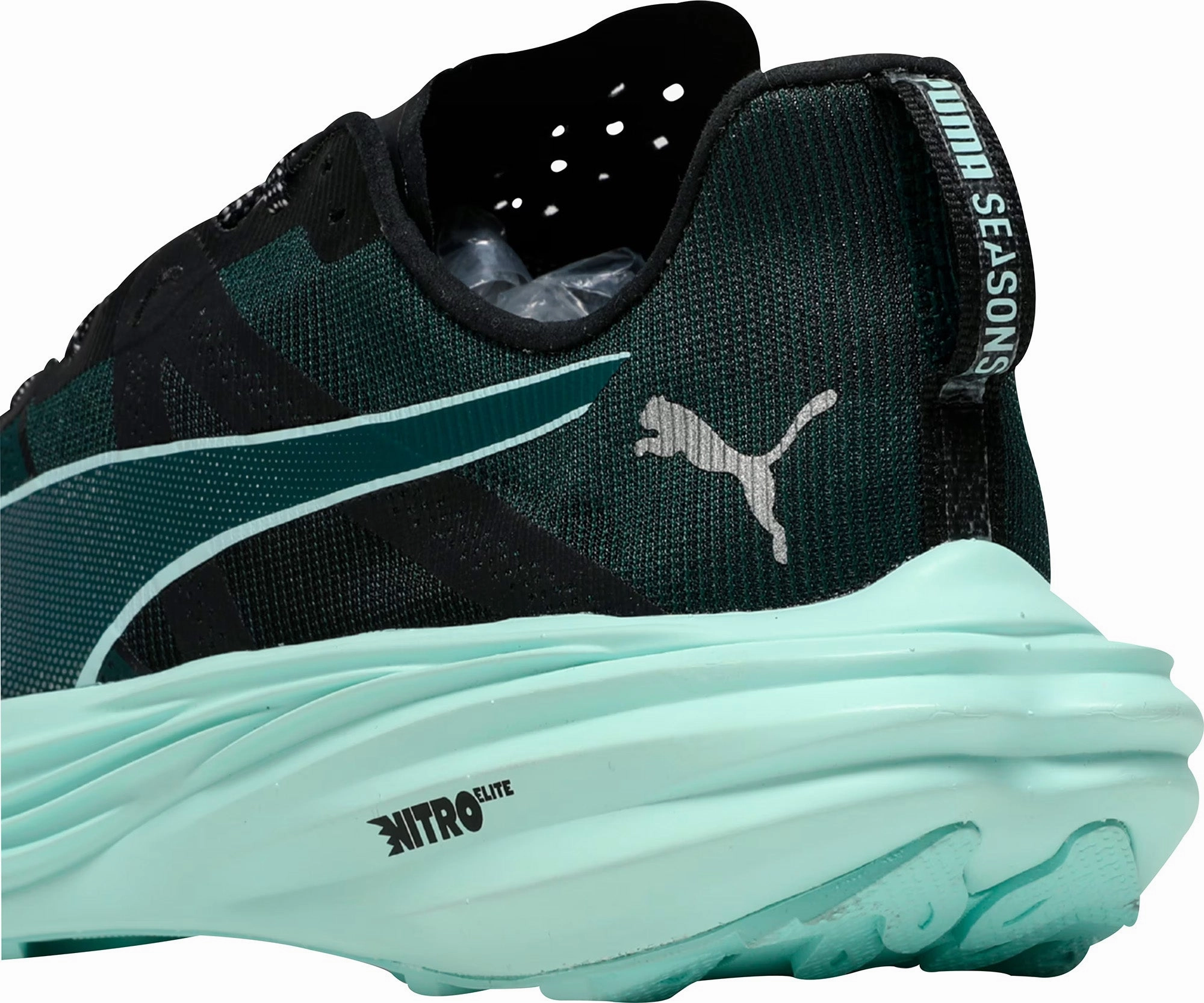 Puma Deviate Nitro Elite Mens Trail Running Shoes - Green Cozy Footwear