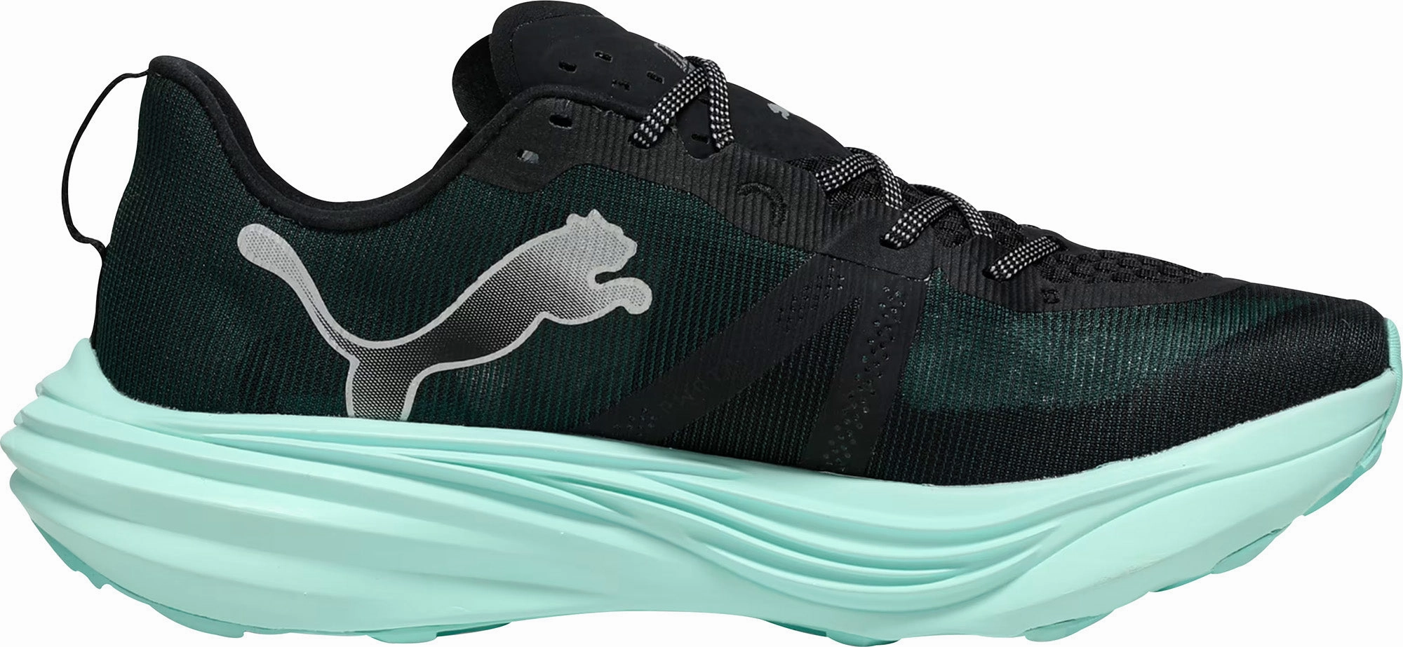Puma Deviate Nitro Elite Mens Trail Running Shoes - Green Cozy Footwear