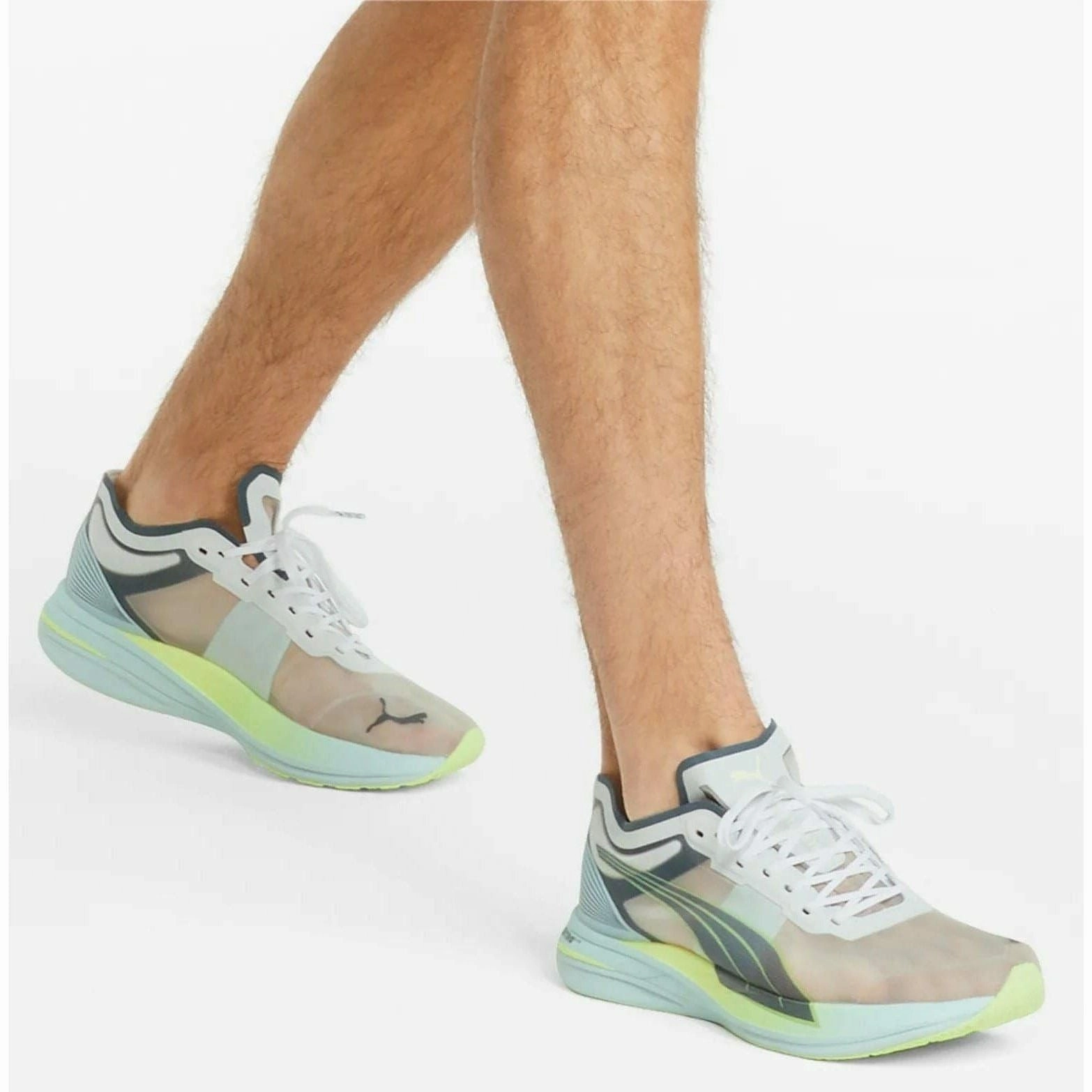 Puma Deviate Nitro Elite Racer Mens Running Shoes - White Bold Sneakers