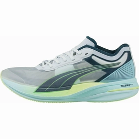 Puma Deviate Nitro Elite Racer Mens Running Shoes - White Puma athletic shoes for urban lifestyle