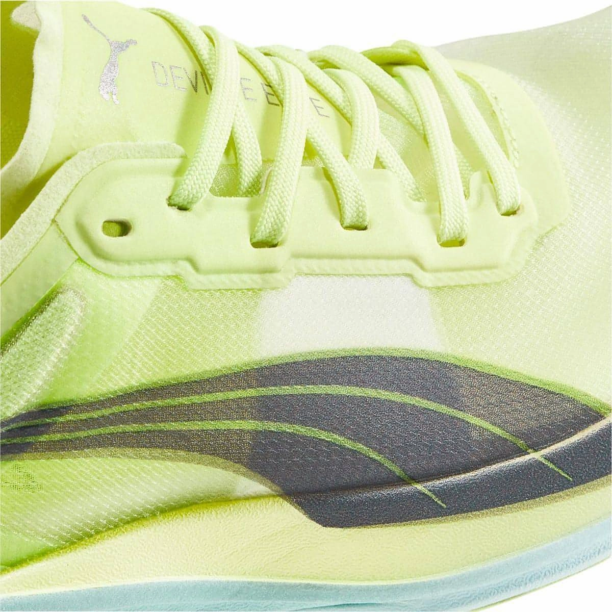Puma Deviate Nitro Elite Racer Womens Running Shoes - Yellow Cozy Footwear