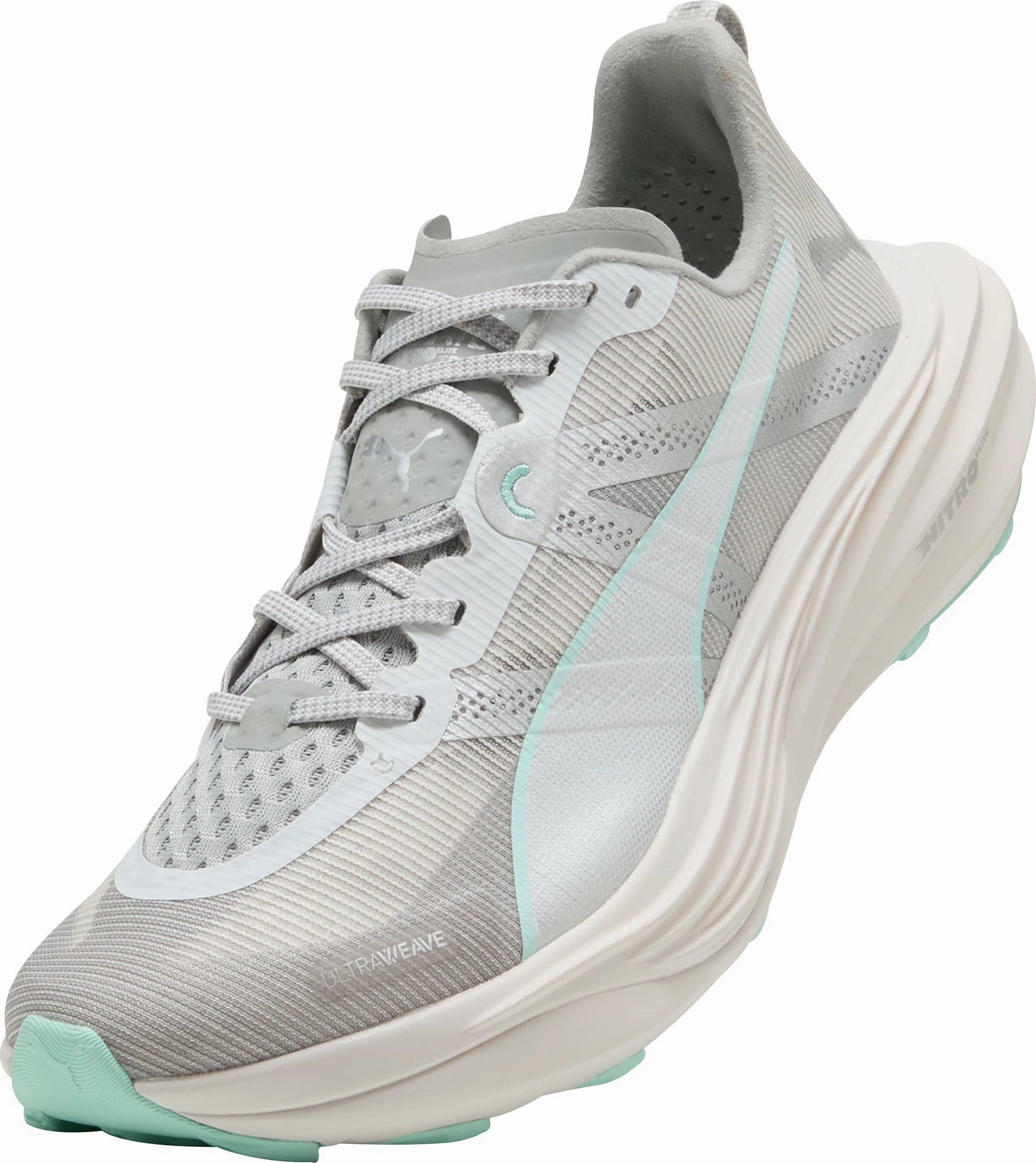 Puma Deviate Nitro Elite Womens Trail Running Shoes - Grey Cozy Footwear