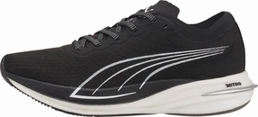 Puma Deviate Nitro Womens Running Shoes - Black Puma sport shoes with bold branding