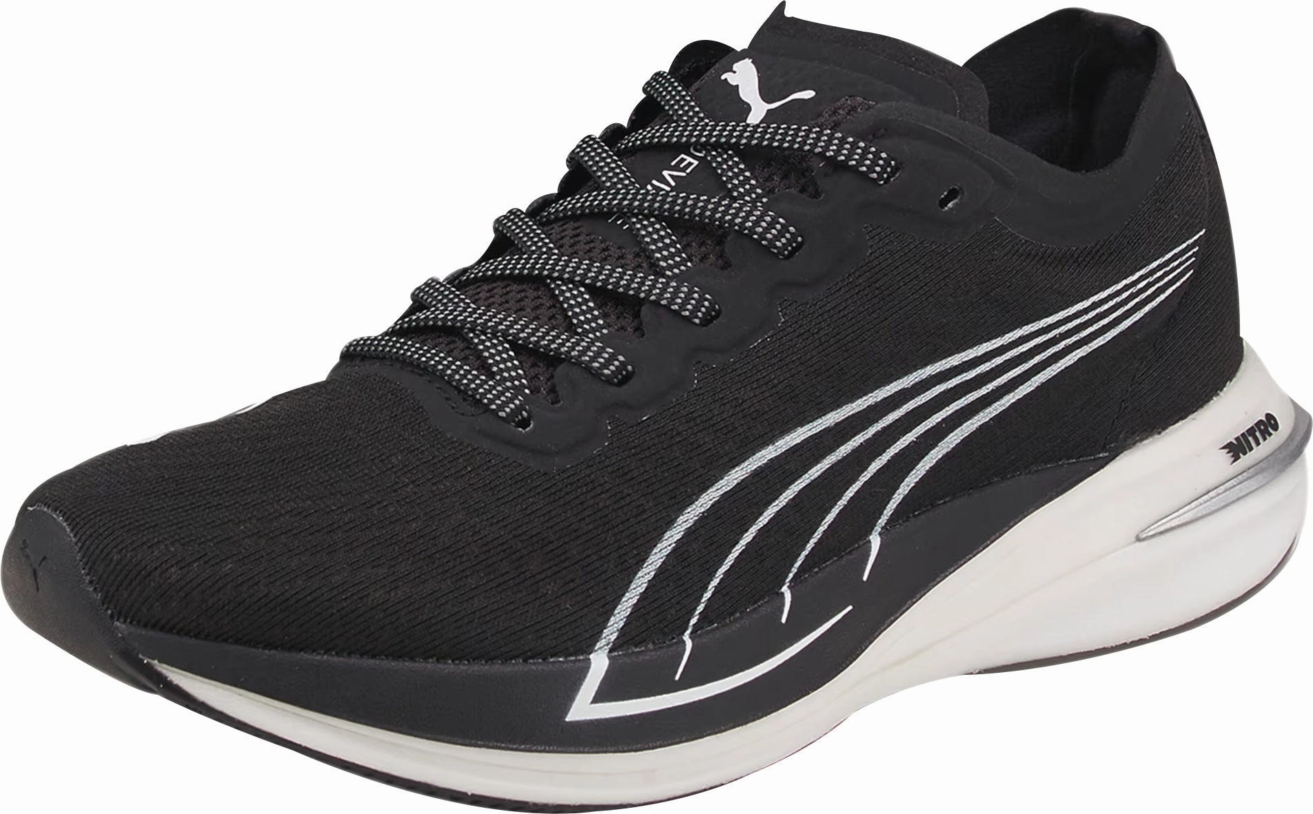 Puma Deviate Nitro Womens Running Shoes - Black Cozy Footwear