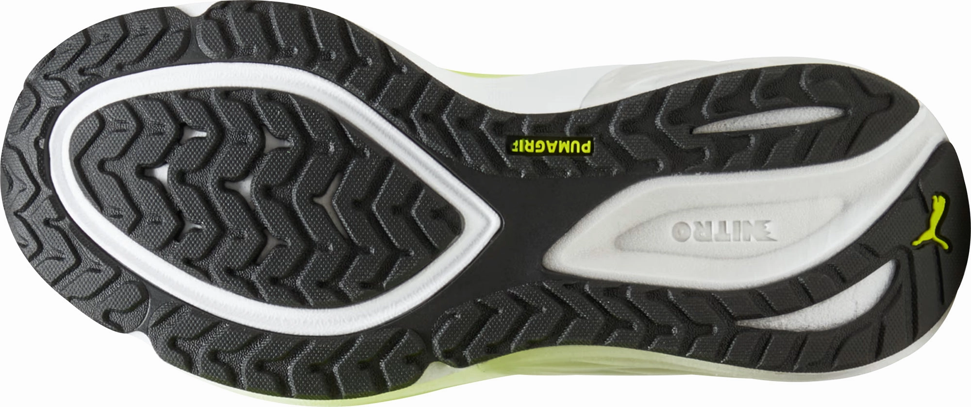 Puma Electrify Nitro 4 Junior Running Shoes - Yellow Cozy Footwear