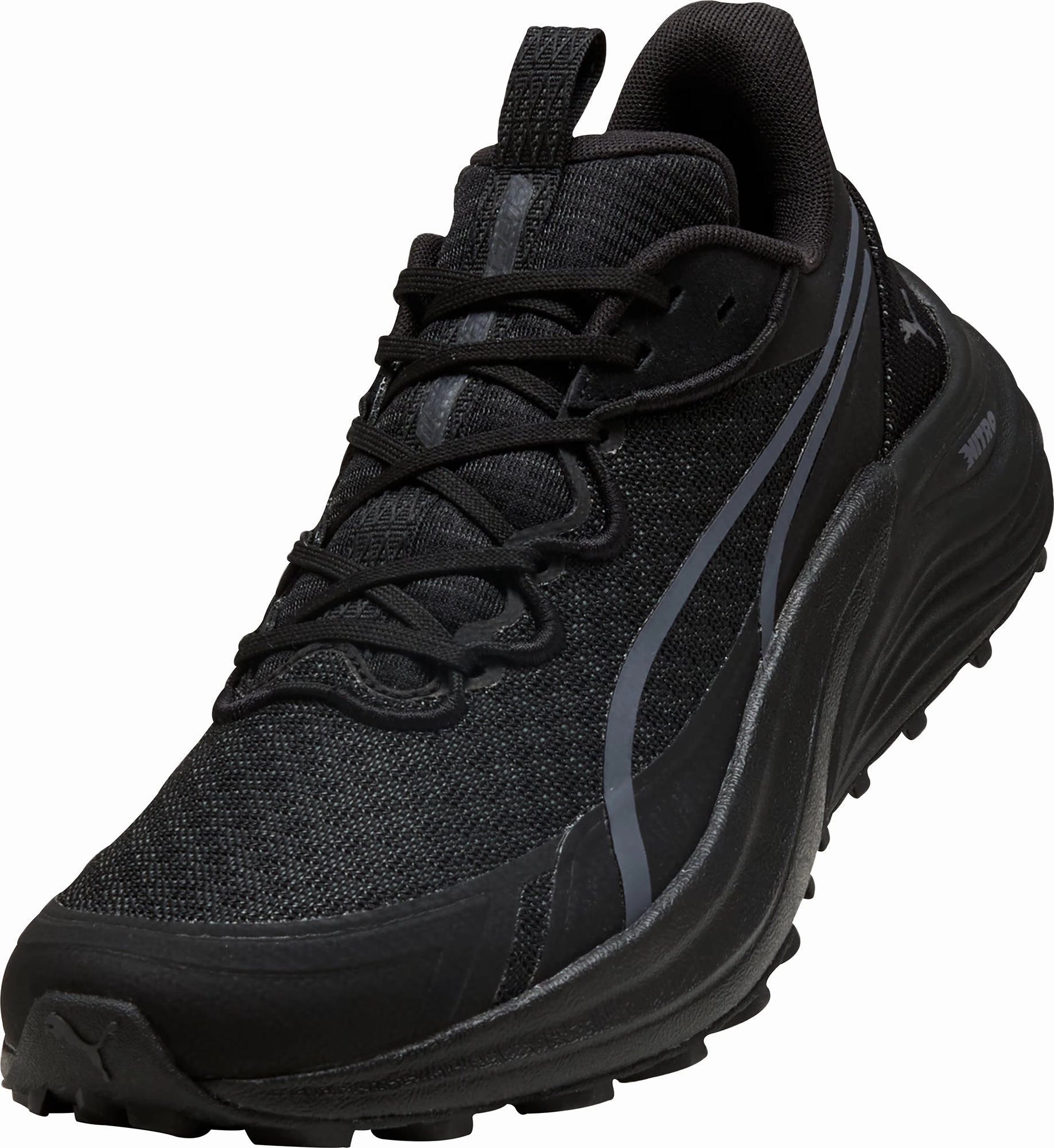Puma Electrify Nitro 4 Mens Trail Running Shoes - Black Cozy Footwear
