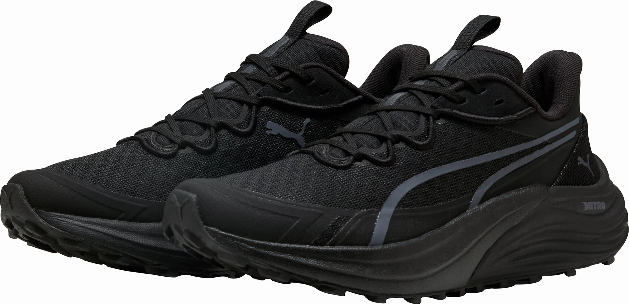 Puma Electrify Nitro 4 Mens Trail Running Shoes - Black Cozy Footwear