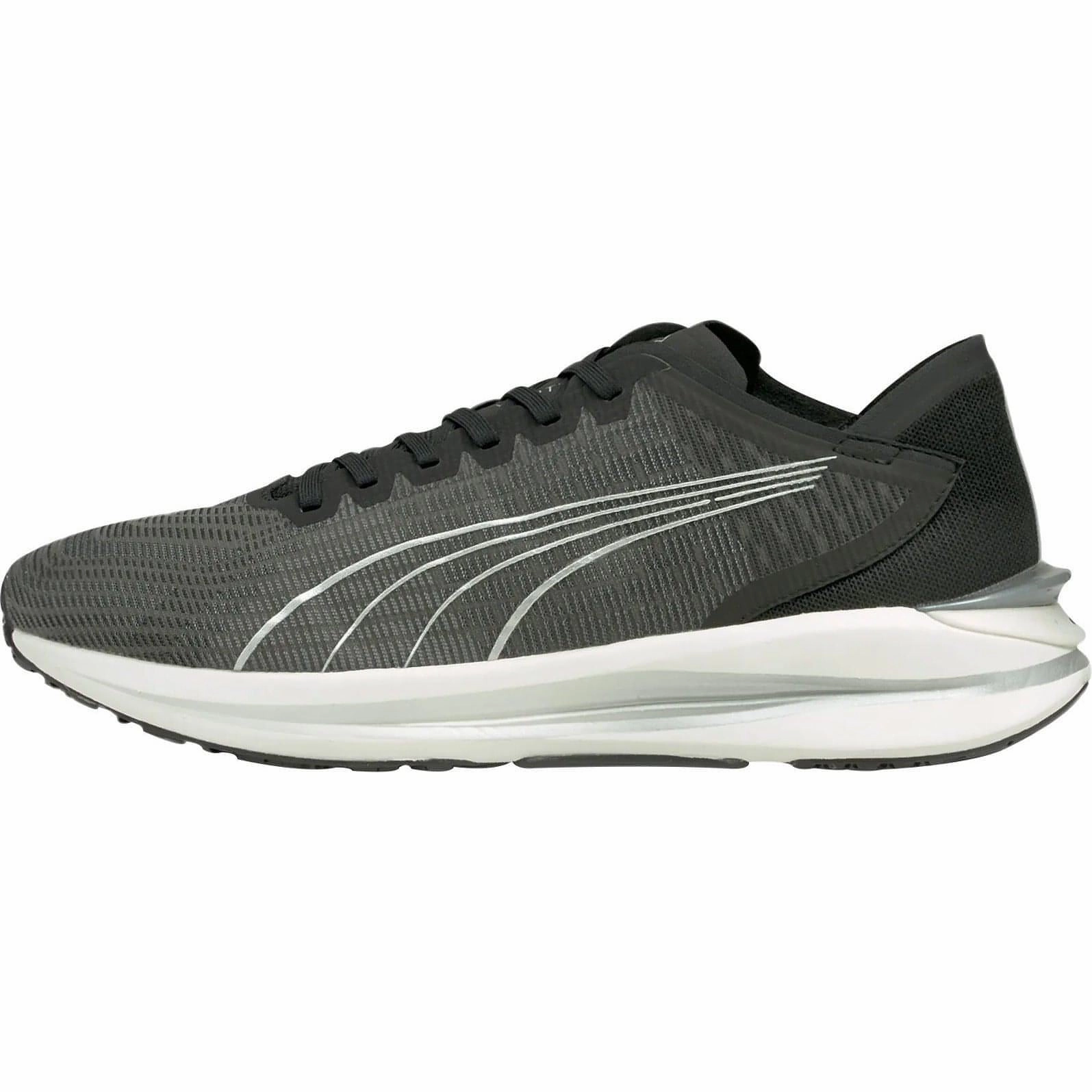 Puma Electrify Nitro Mens Running Shoes - Black Puma athletic shoes for urban lifestyle