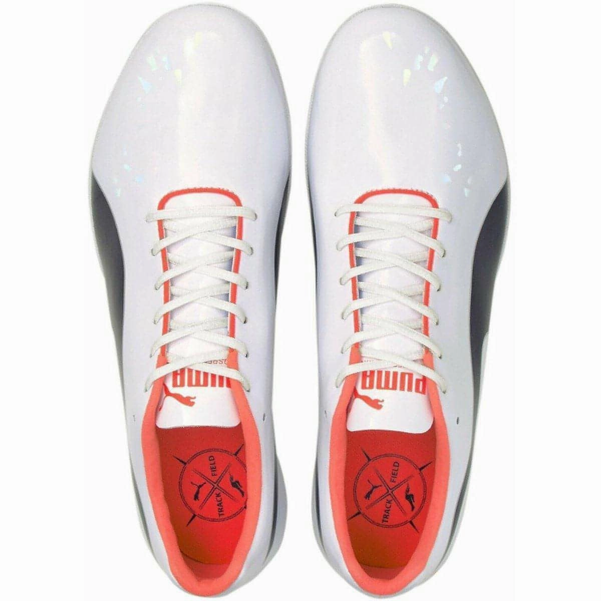 Puma evoSpeed Sprint 10 Running Spikes - White Bold Sneakers
