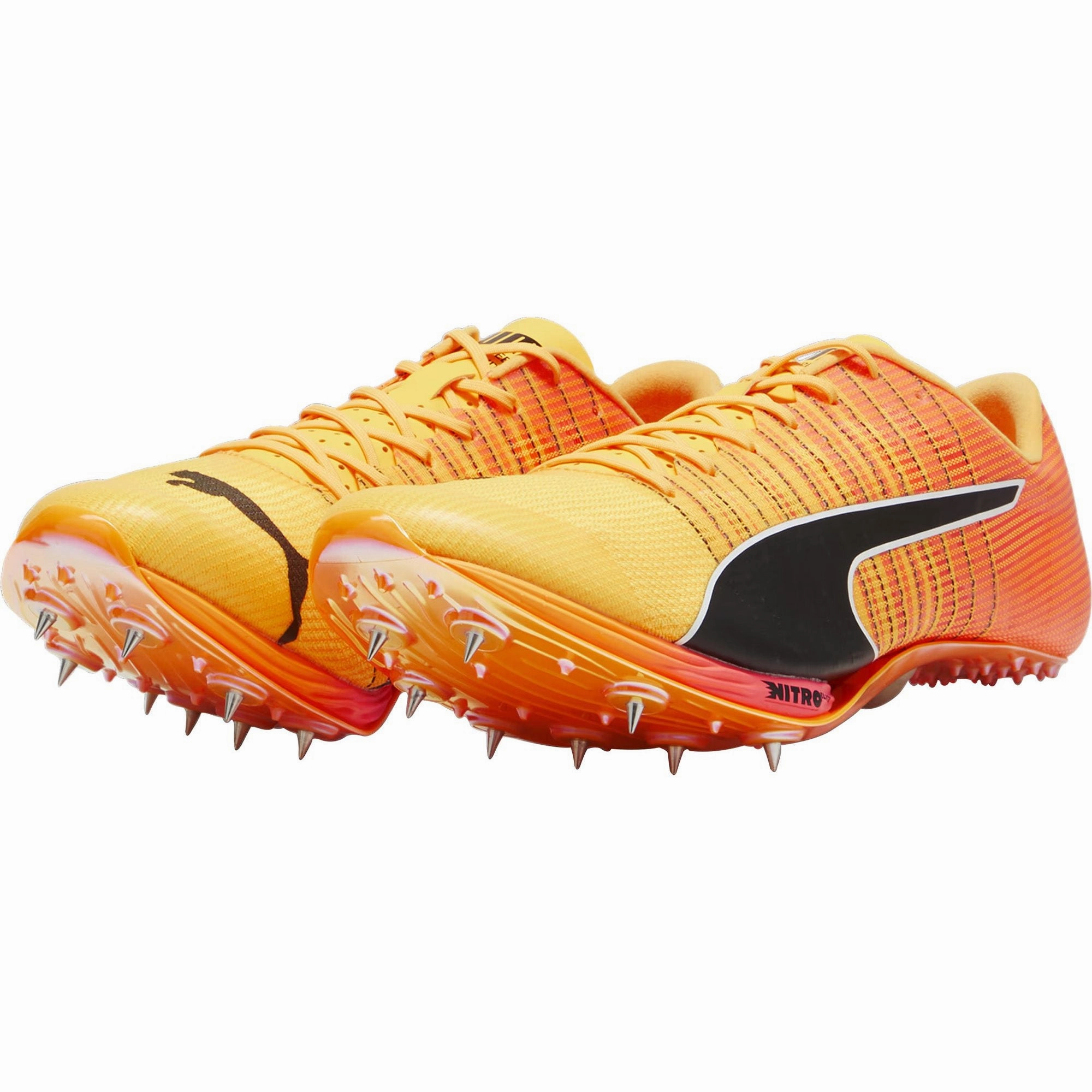 Puma evoSpeed Sprint Nitro 2 Running Spikes - Orange Cozy Footwear