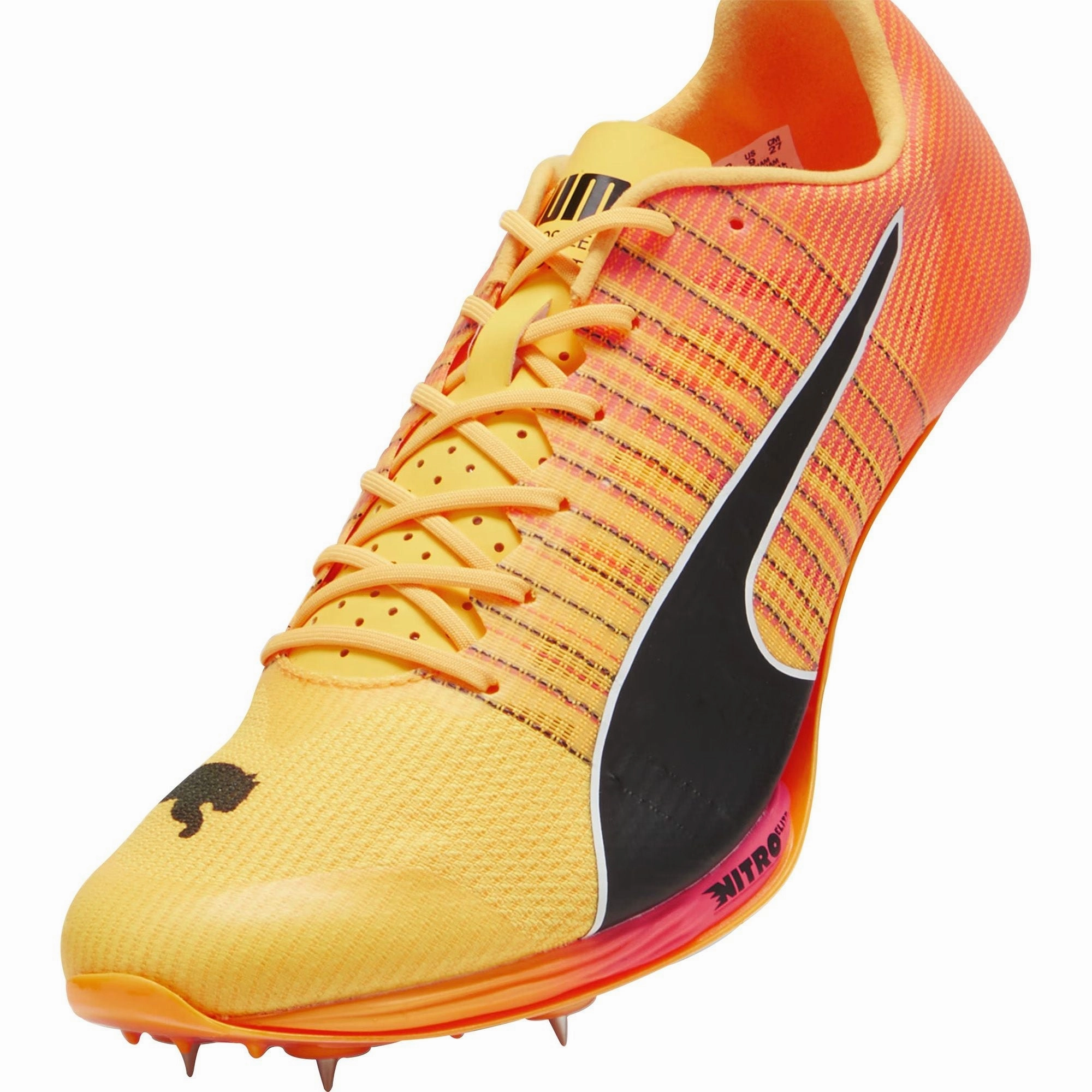 Puma evoSpeed Sprint Nitro 2 Running Spikes - Orange Cozy Footwear