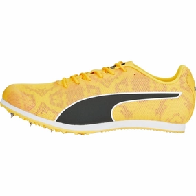 Puma evoSpeed Star 8 Running Spikes - Orange Puma sport shoes with bold branding