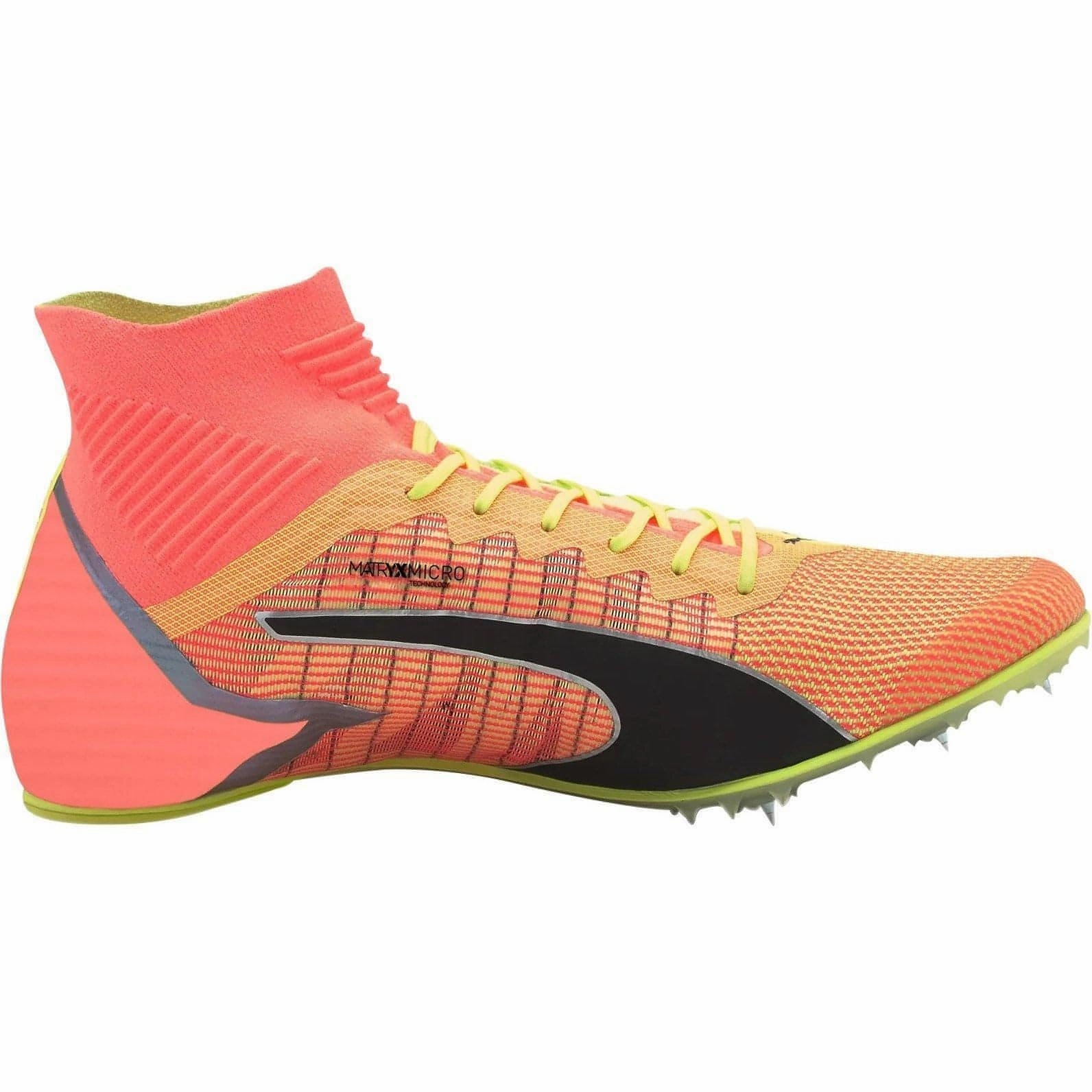 Puma evoSPEED Tokyo Future Mid Running Spikes - Yellow Bold Sneakers