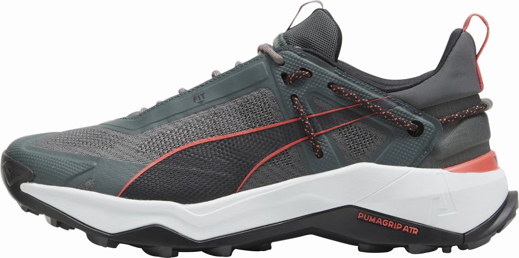 Puma Explore Nitro Mens Walking Shoes - Grey Puma athletic shoes for urban lifestyle