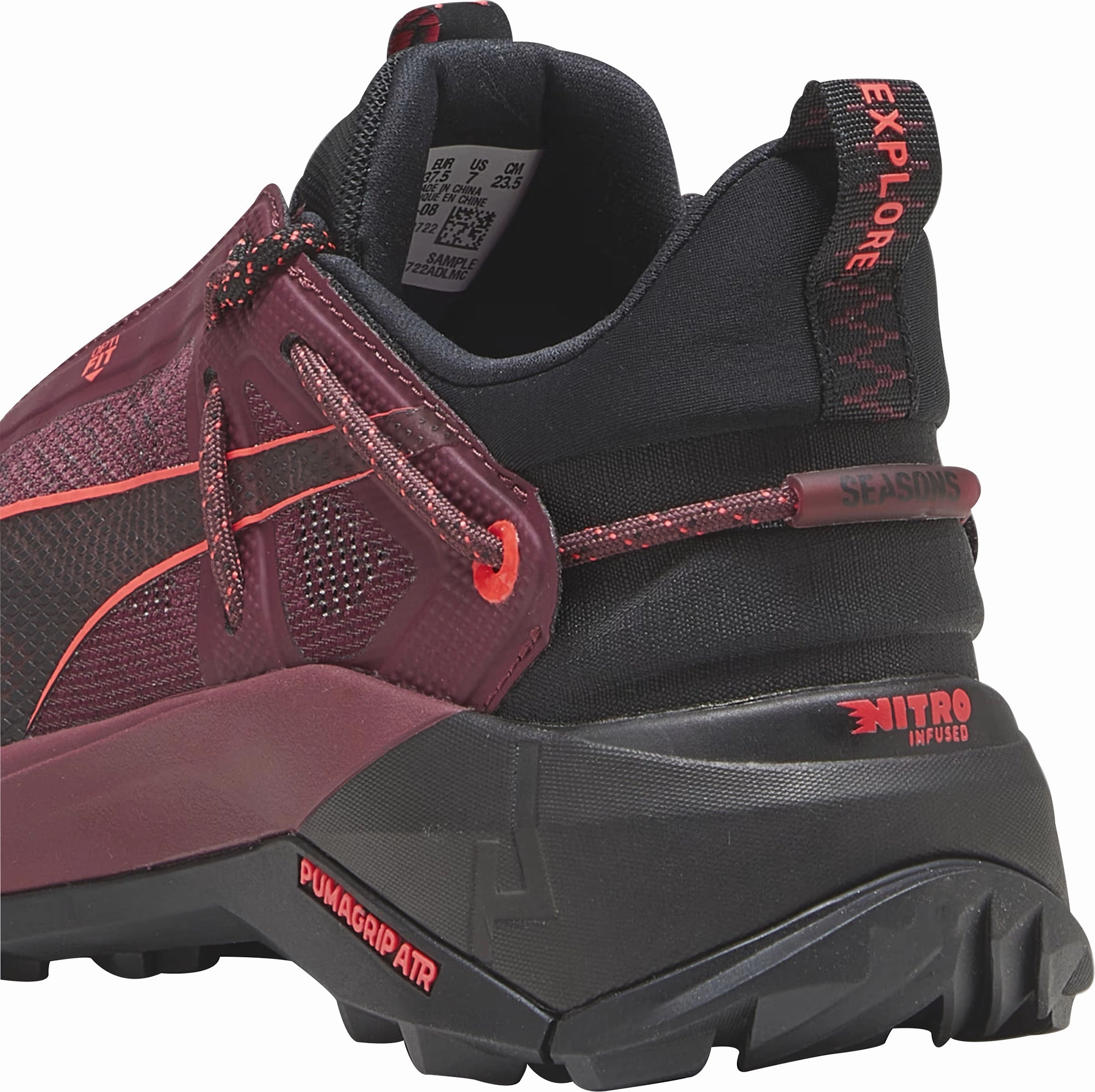 Puma Explore Nitro Womens Walking Shoes - Red Bold Sneakers