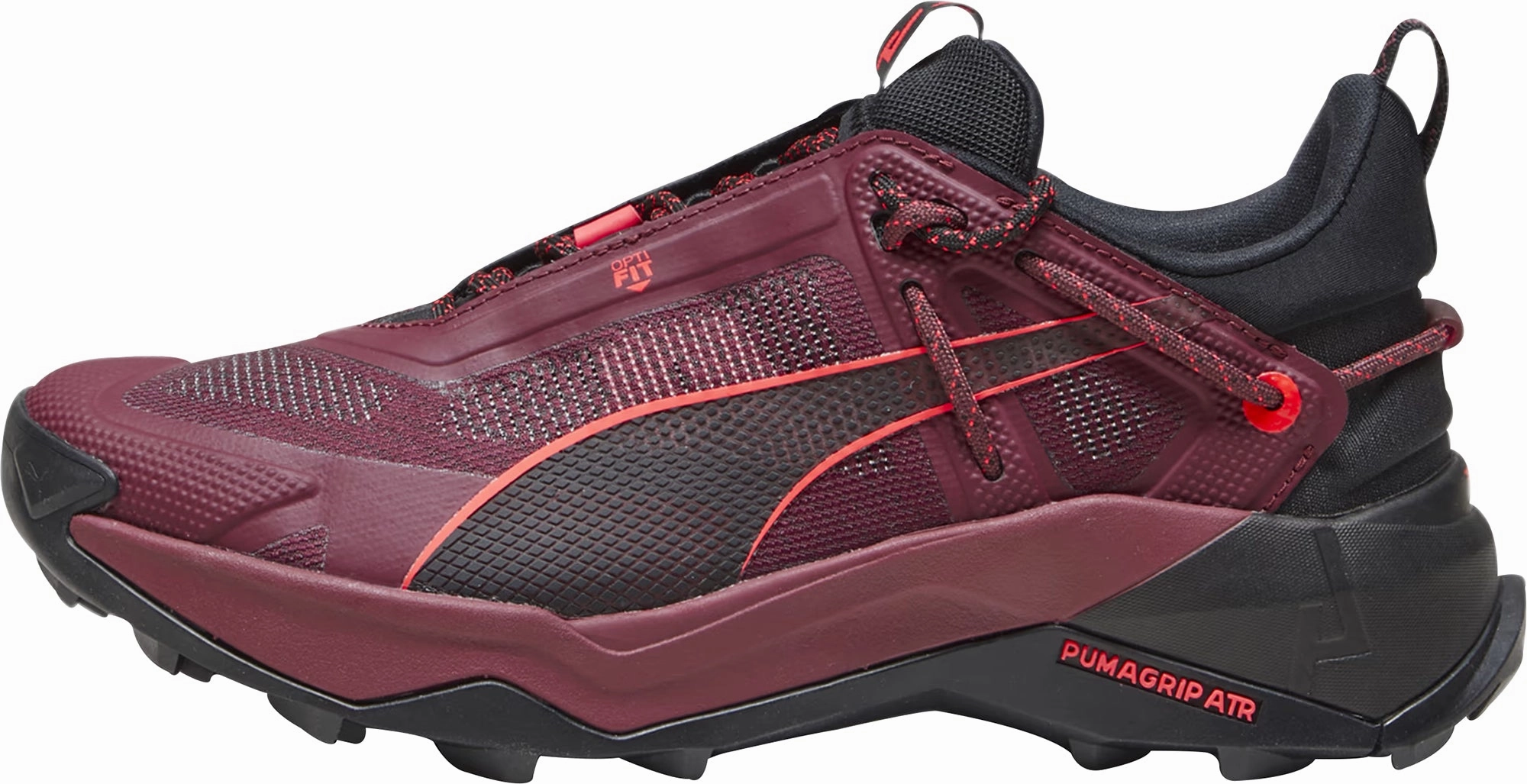 Puma Explore Nitro Womens Walking Shoes - Red Puma athletic shoes for urban lifestyle