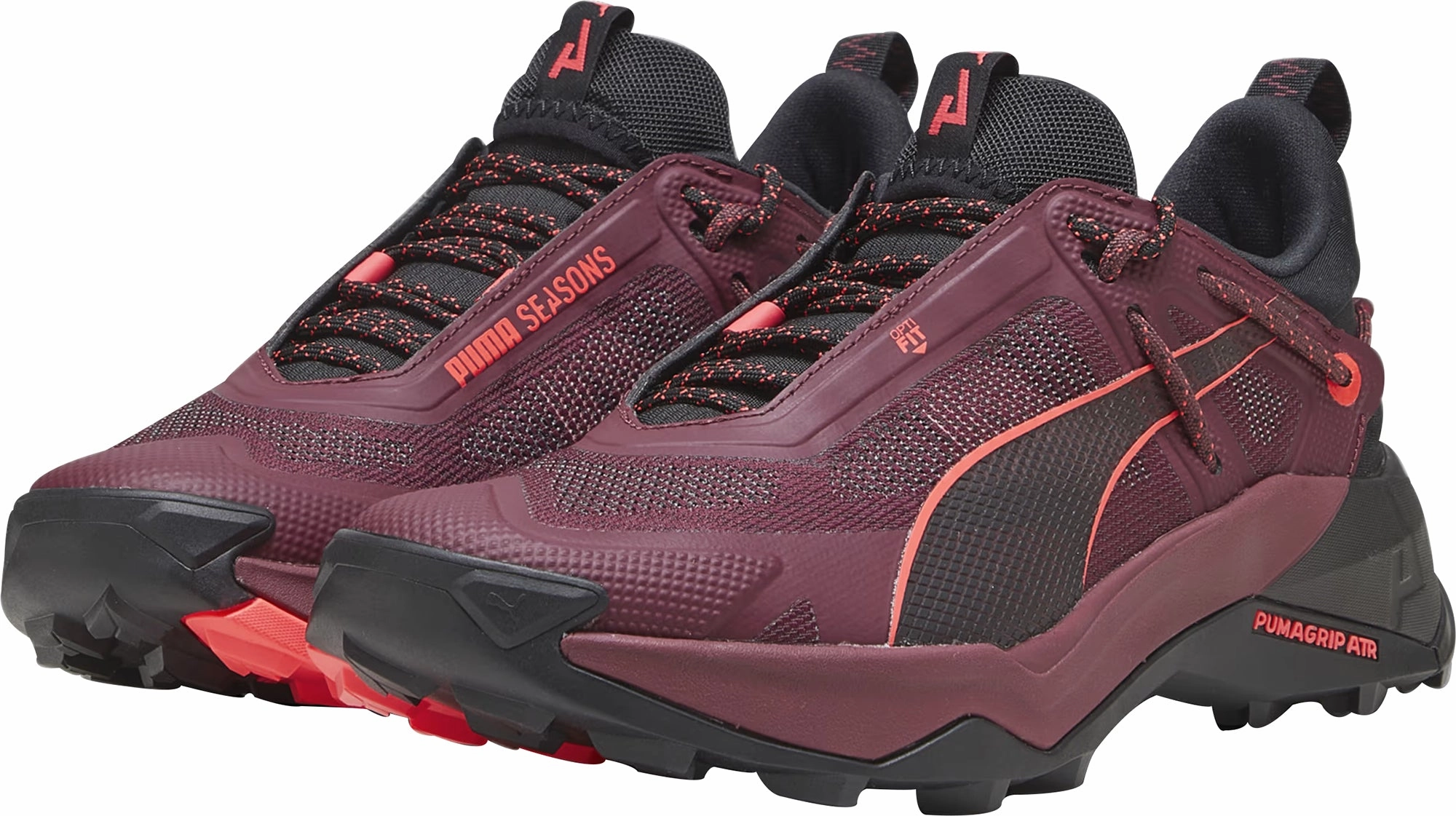 Puma Explore Nitro Womens Walking Shoes - Red Bold Sneakers