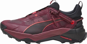 Puma Explore Nitro Womens Walking Shoes - Red Puma athletic shoes for urban lifestyle