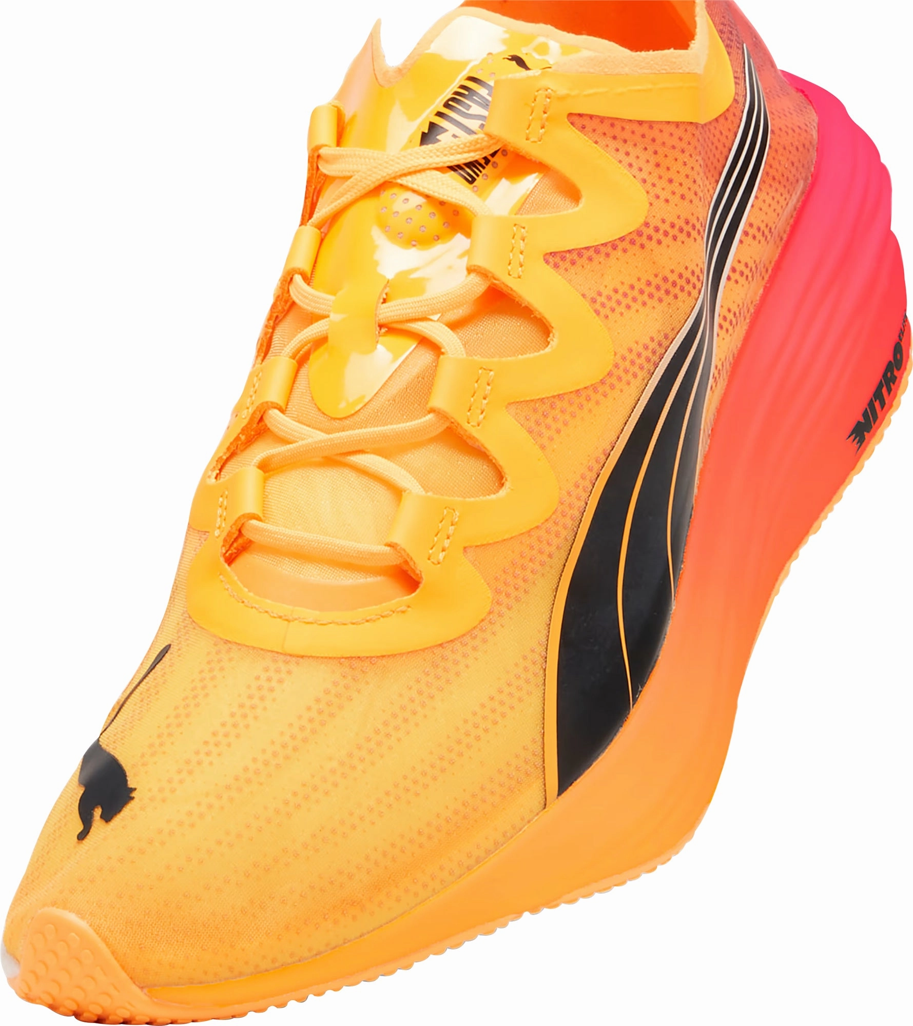 Puma Fast-FWD Nitro Elite Mens Running Shoes - Orange Cozy Footwear