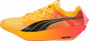 Puma Fast-FWD Nitro Elite Mens Running Shoes - Orange Puma sport shoes with bold branding