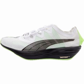 Puma Fast-FWD Nitro Elite Mens Running Shoes - White Puma sport shoes with bold branding