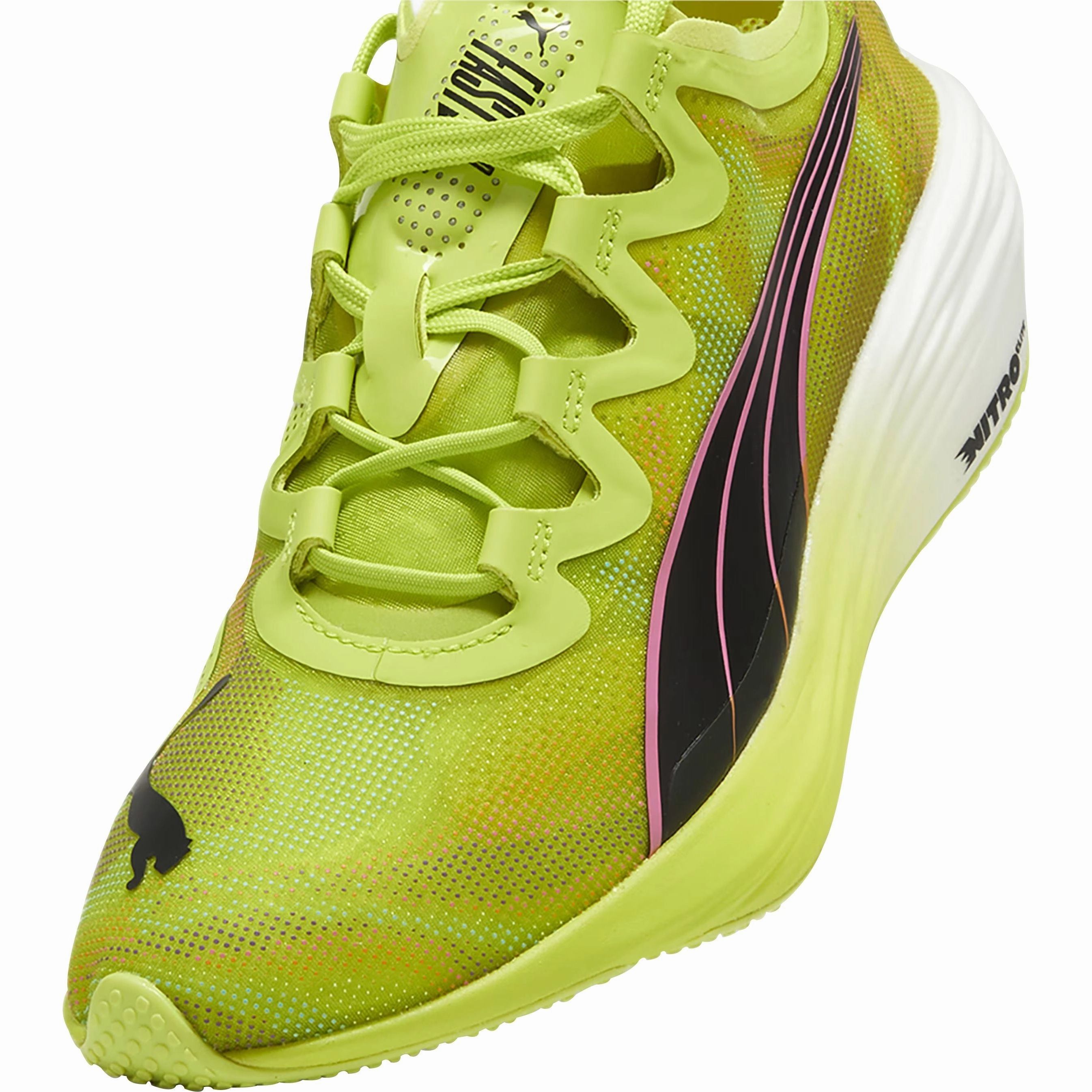 Puma Fast-FWD Nitro Elite Womens Running Shoes - Green Bold Sneakers