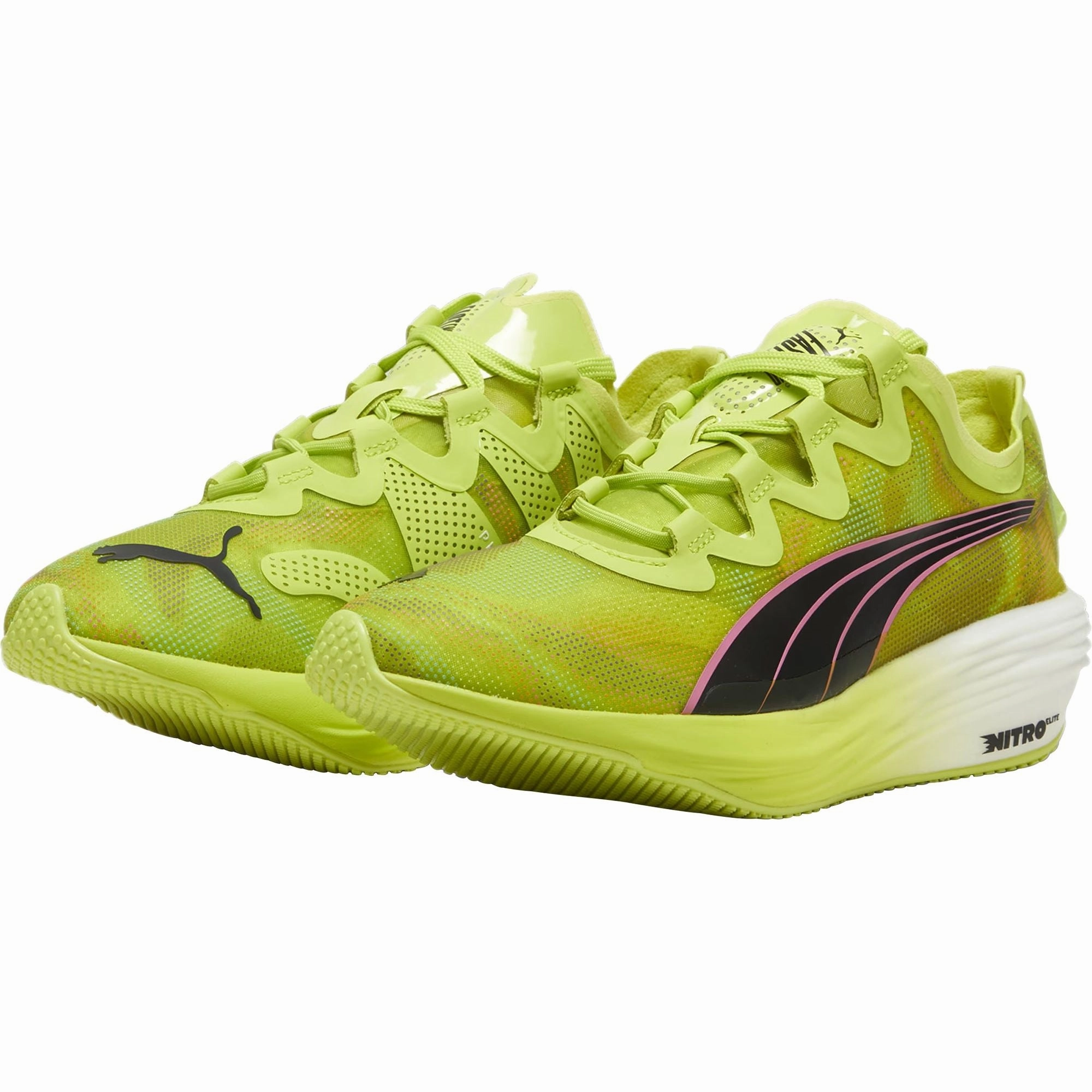 Puma Fast-FWD Nitro Elite Womens Running Shoes - Green Bold Sneakers