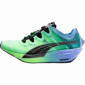 Puma Fast-FWD Nitro Elite Womens Running Shoes - Purple Puma sport shoes with bold branding