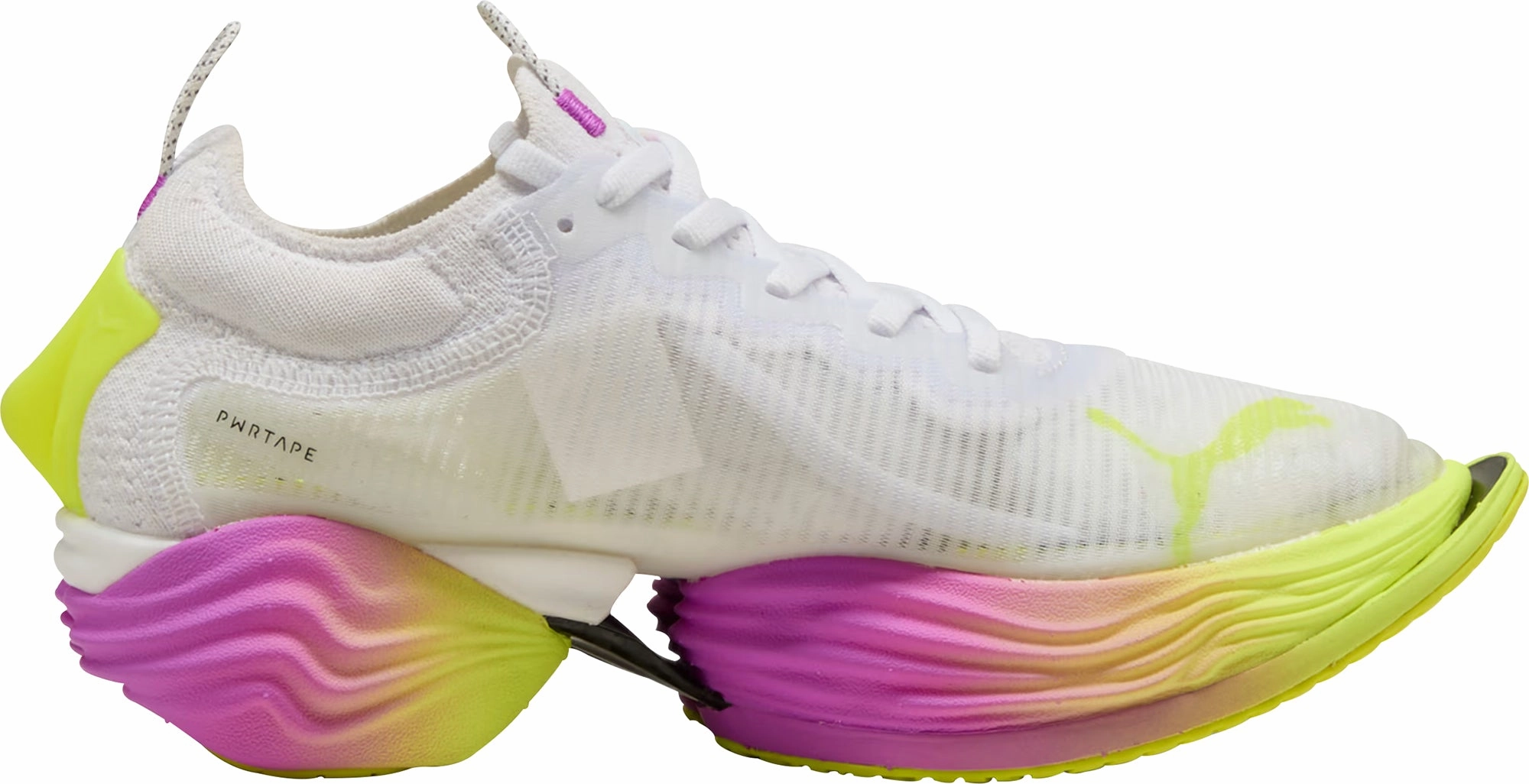 Puma Fast-R Nitro Elite 2 Ekiden Glow Mens Running Shoes - White Bold Sneakers