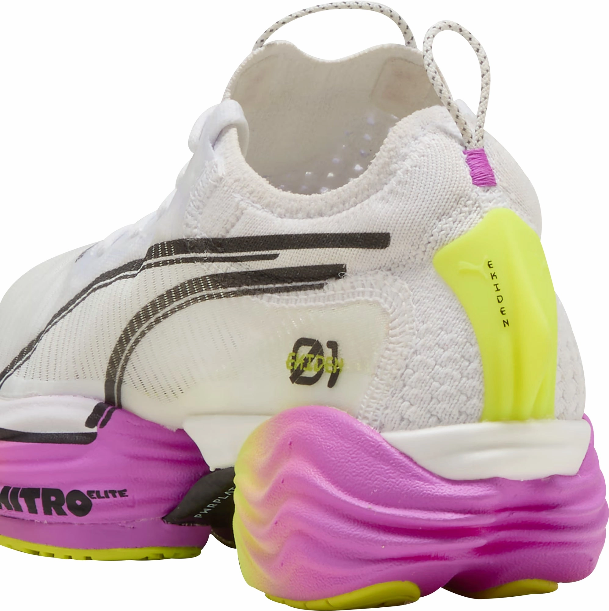 Puma Fast-R Nitro Elite 2 Ekiden Glow Mens Running Shoes - White Bold Sneakers