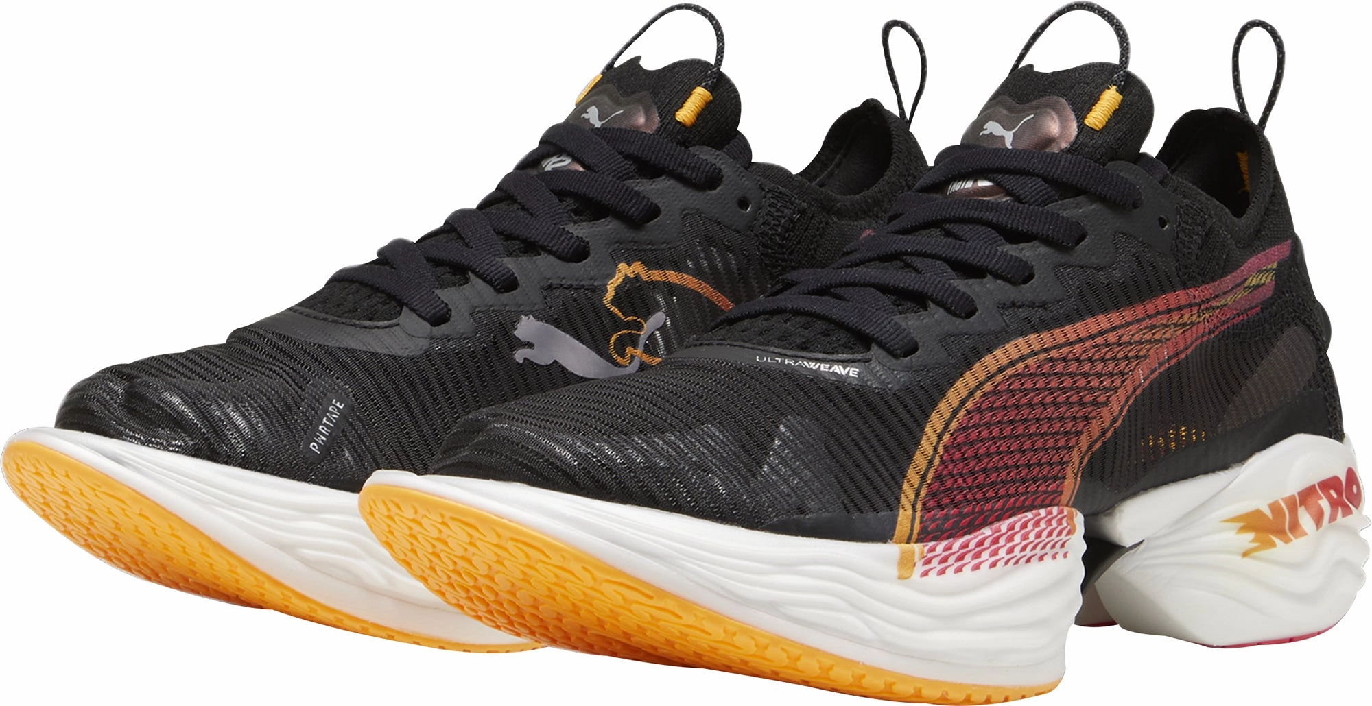 Puma Fast-R Nitro Elite 2 Mens Running Shoes - Black Bold Sneakers