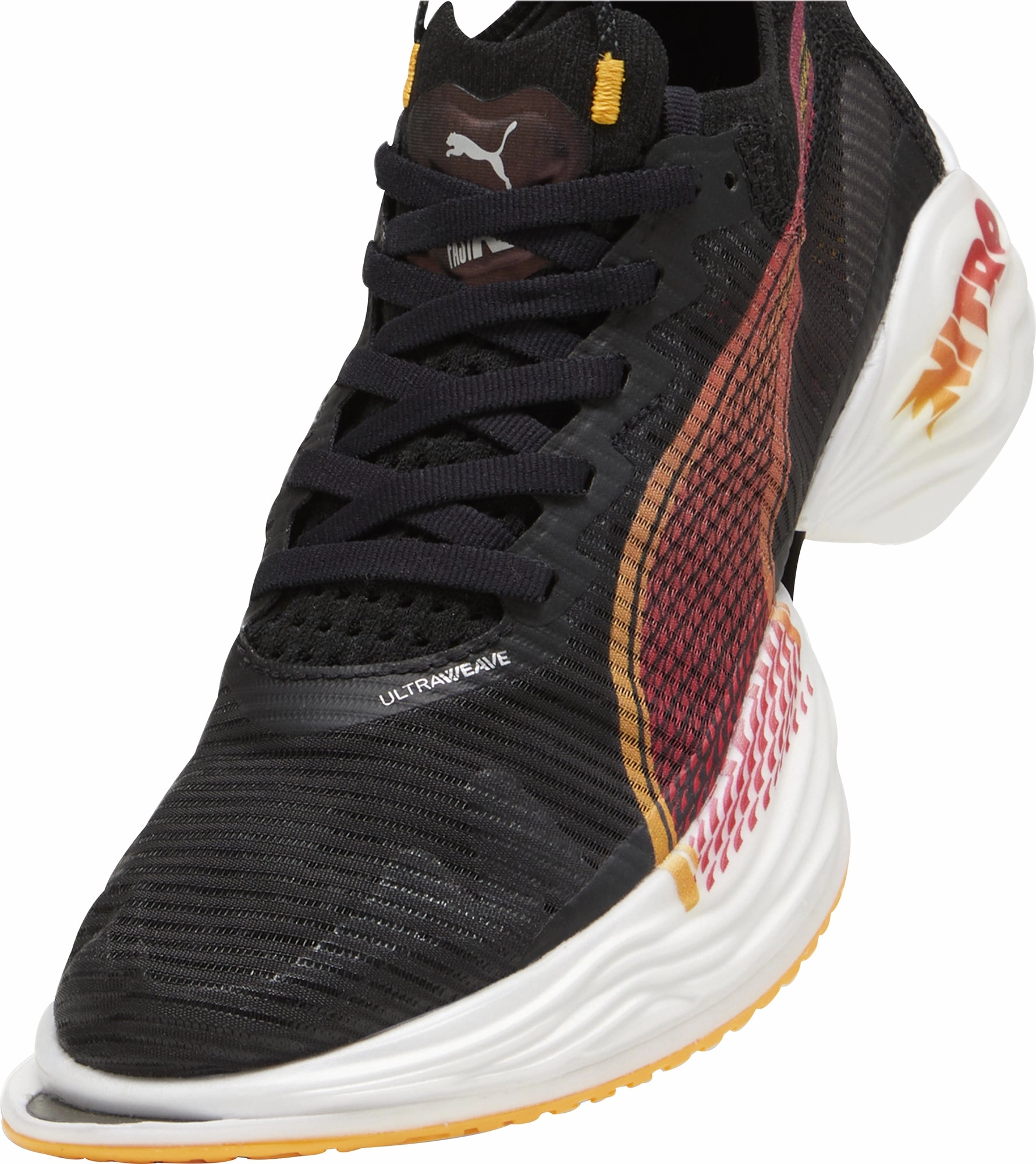 Puma Fast-R Nitro Elite 2 Mens Running Shoes - Black Bold Sneakers