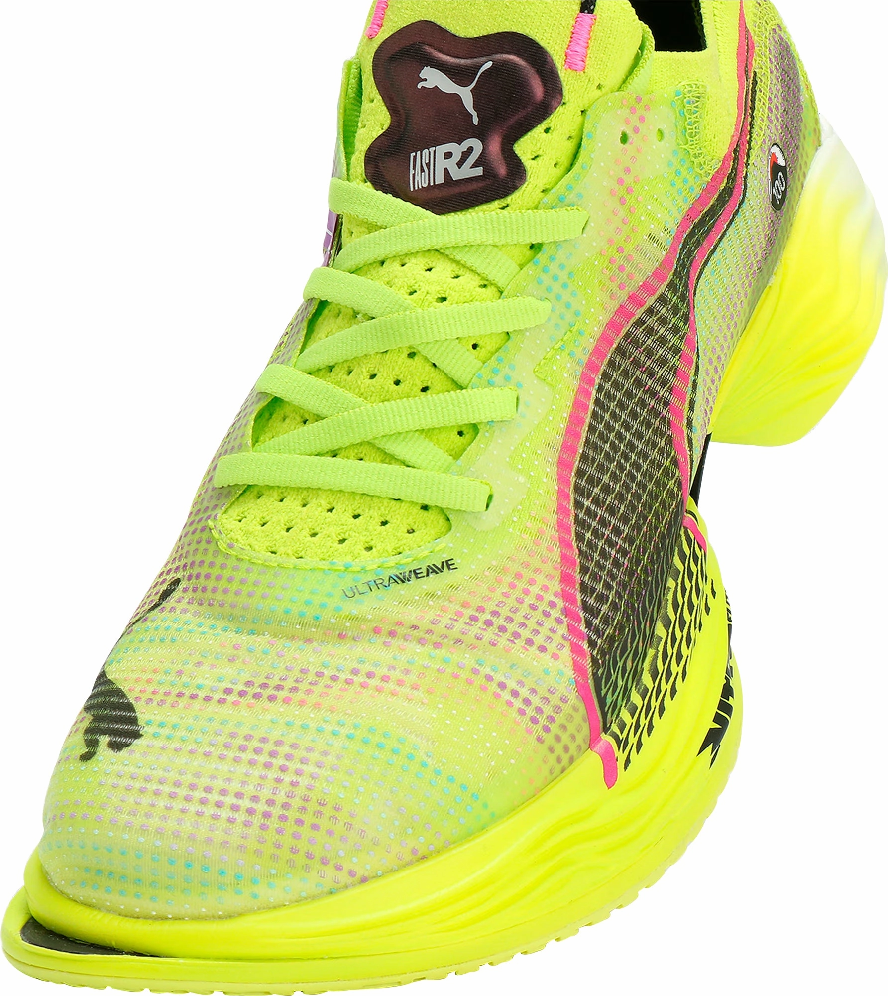 Puma Fast-R Nitro Elite 2 Mens Running Shoes - Green Cozy Footwear