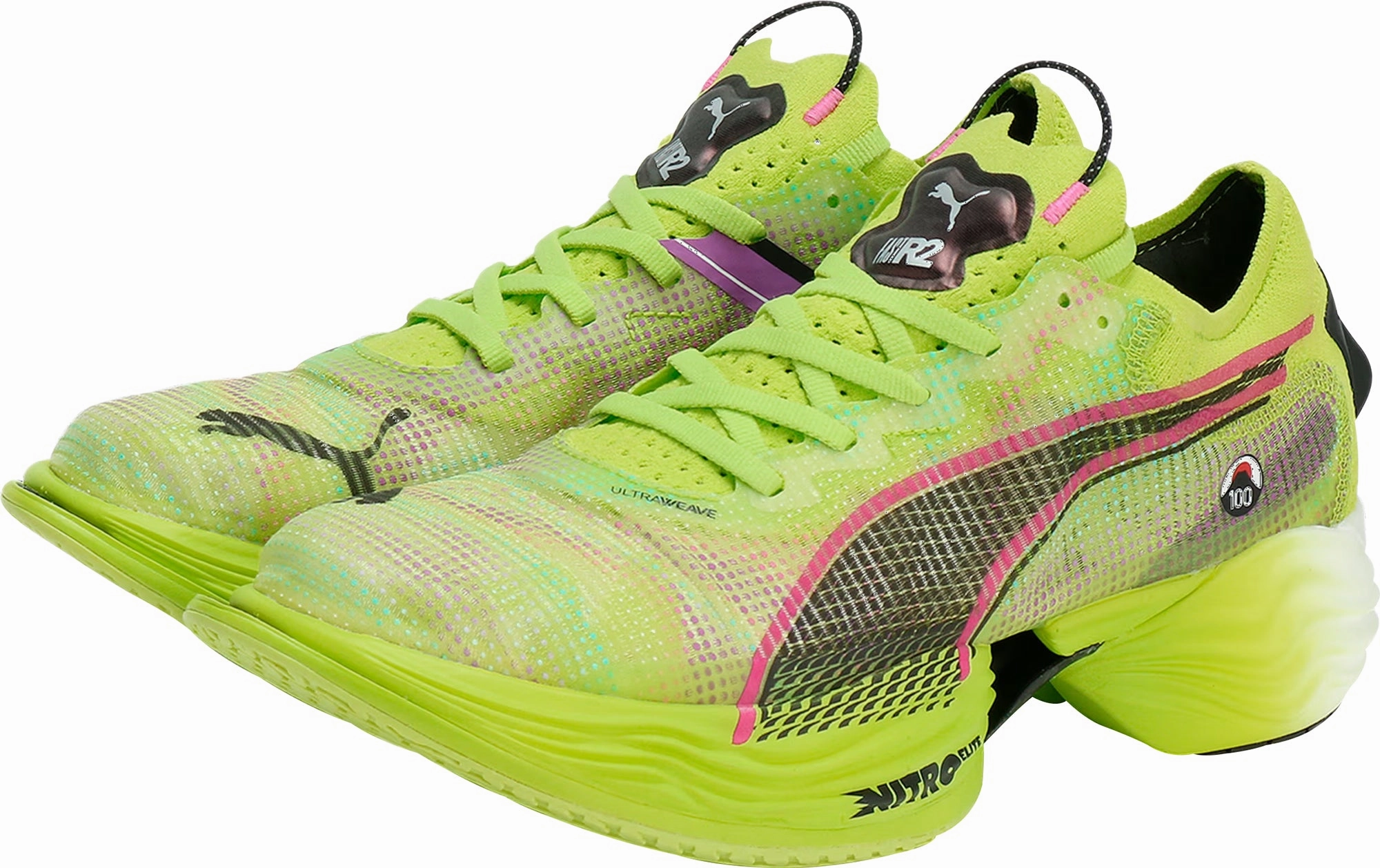 Puma Fast-R Nitro Elite 2 Mens Running Shoes - Green Cozy Footwear
