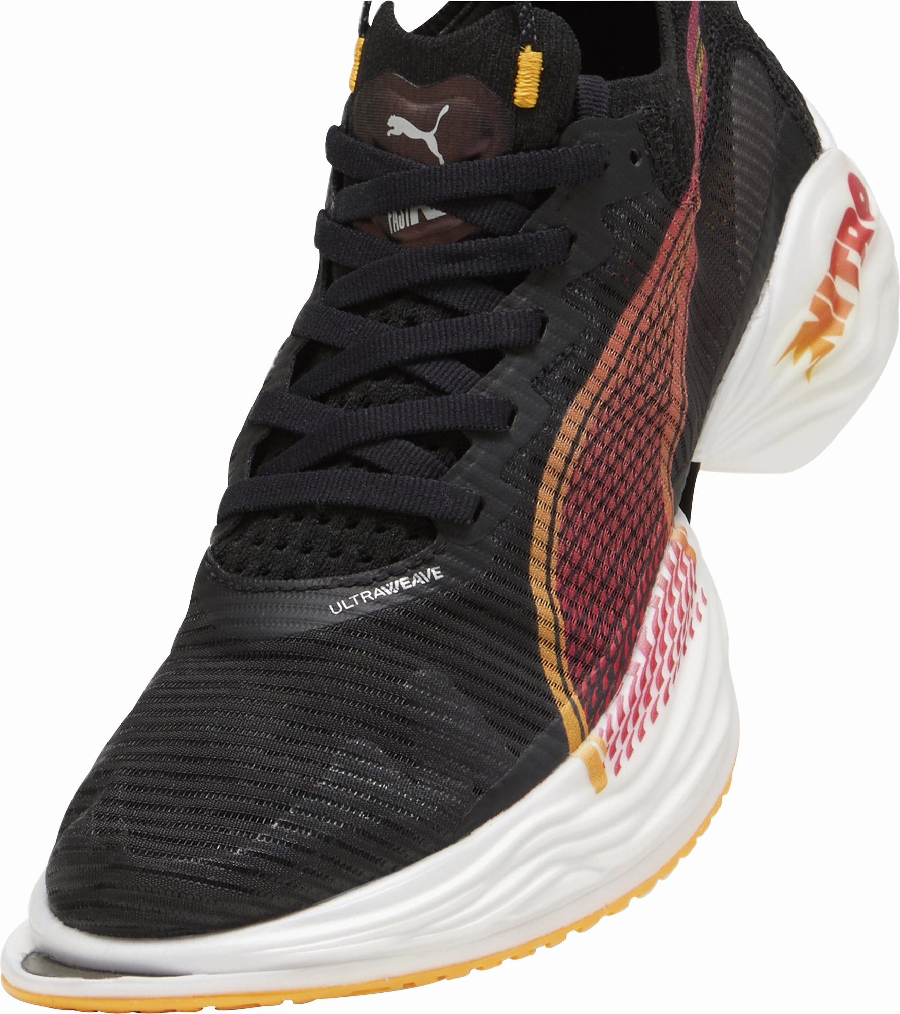 Puma Fast-R Nitro Elite 2 Womens Running Shoes - Black Bold Sneakers