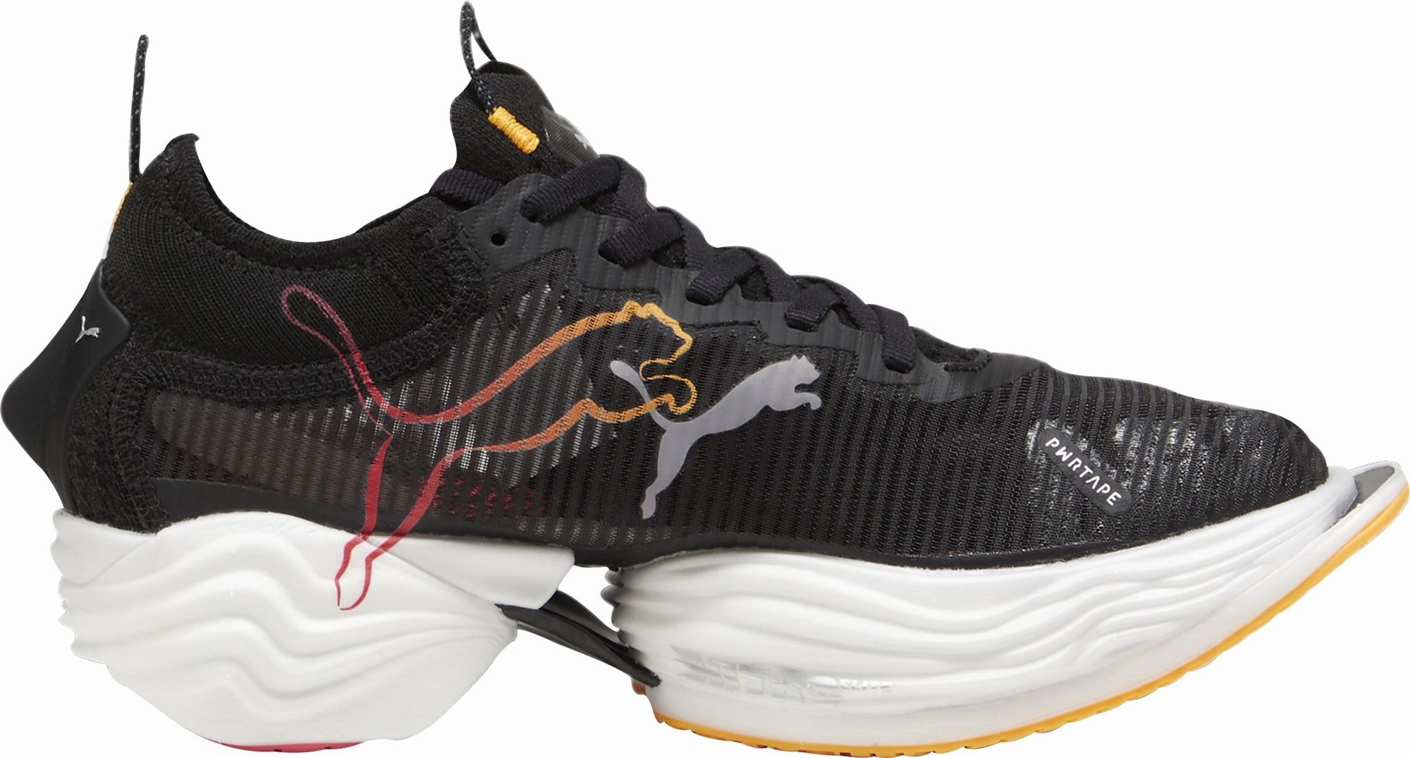 Puma Fast-R Nitro Elite 2 Womens Running Shoes - Black Bold Sneakers