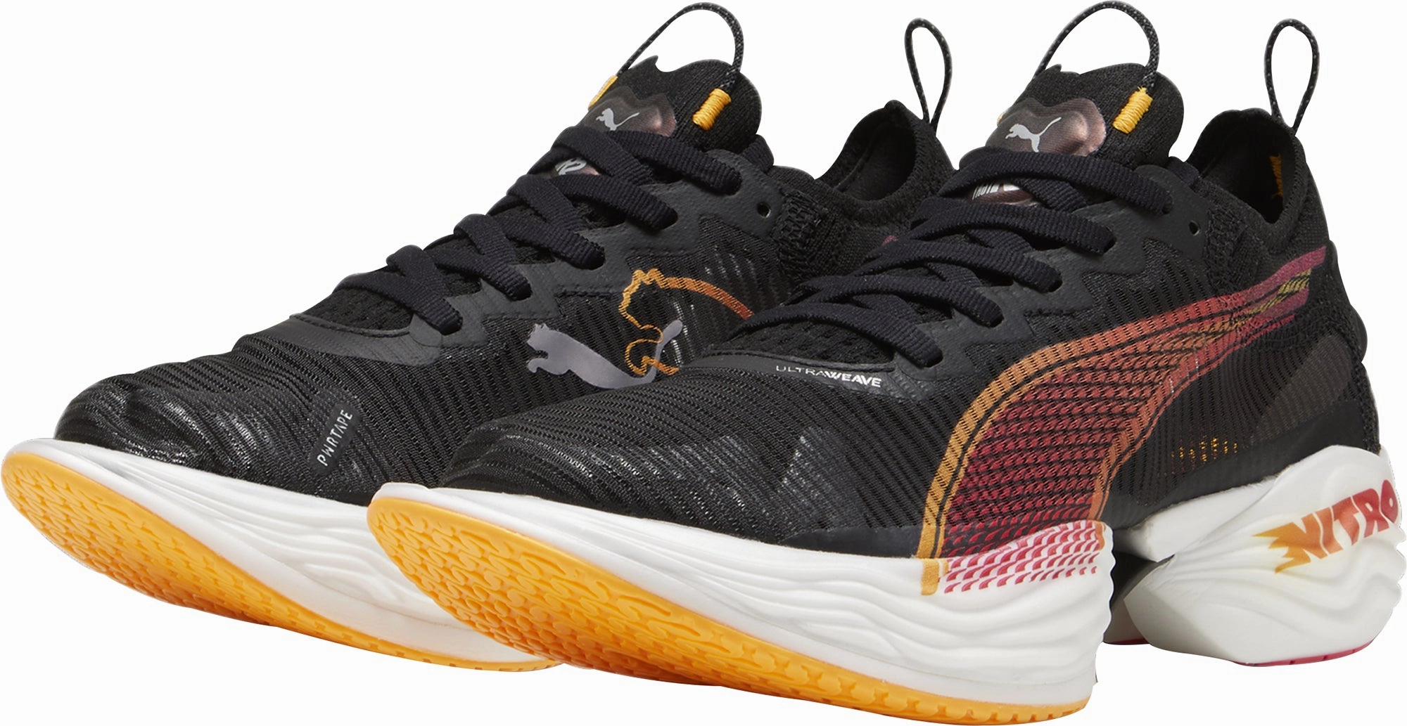 Puma Fast-R Nitro Elite 2 Womens Running Shoes - Black Bold Sneakers