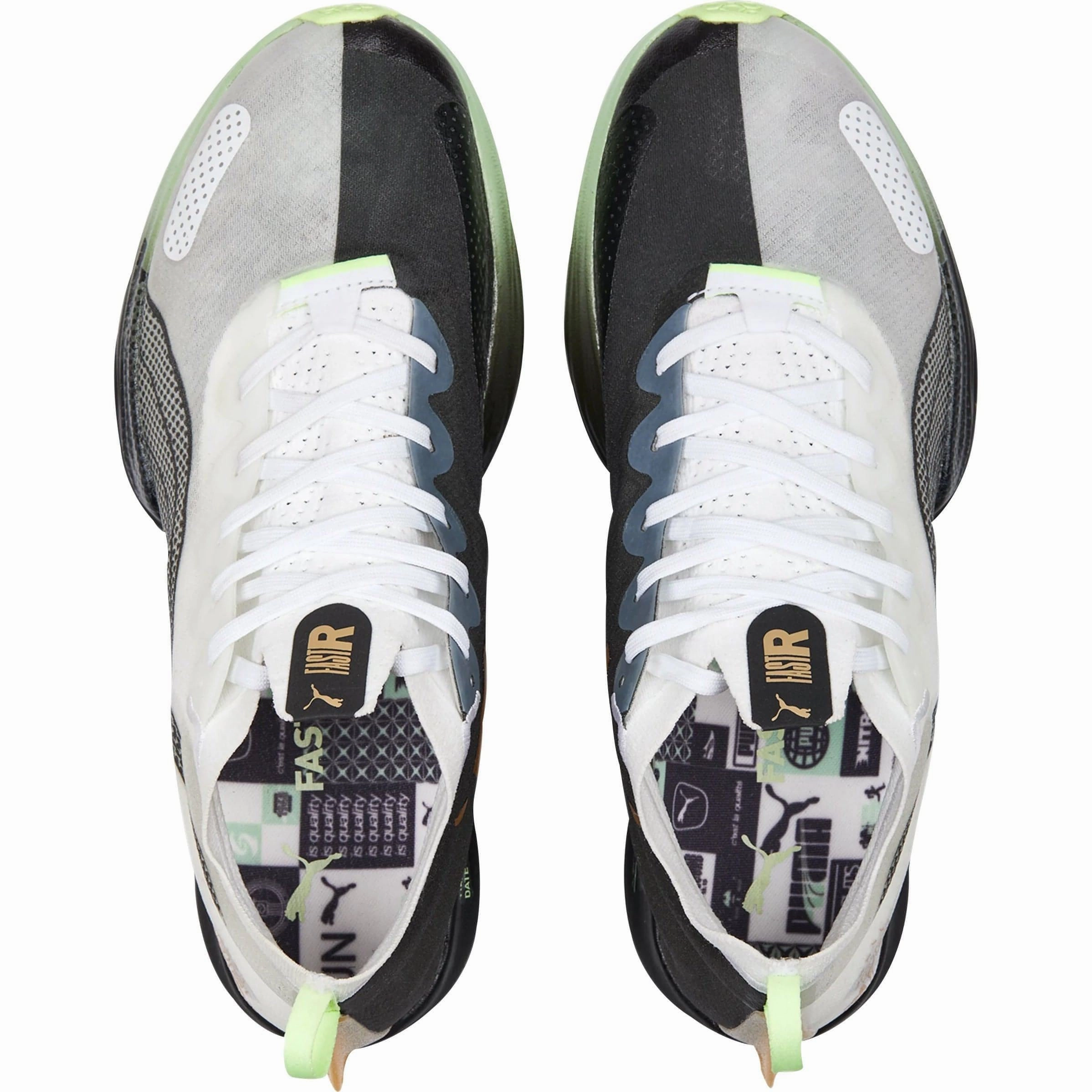 Puma Fast-R Nitro Elite Mens Running Shoes - White Bold Sneakers