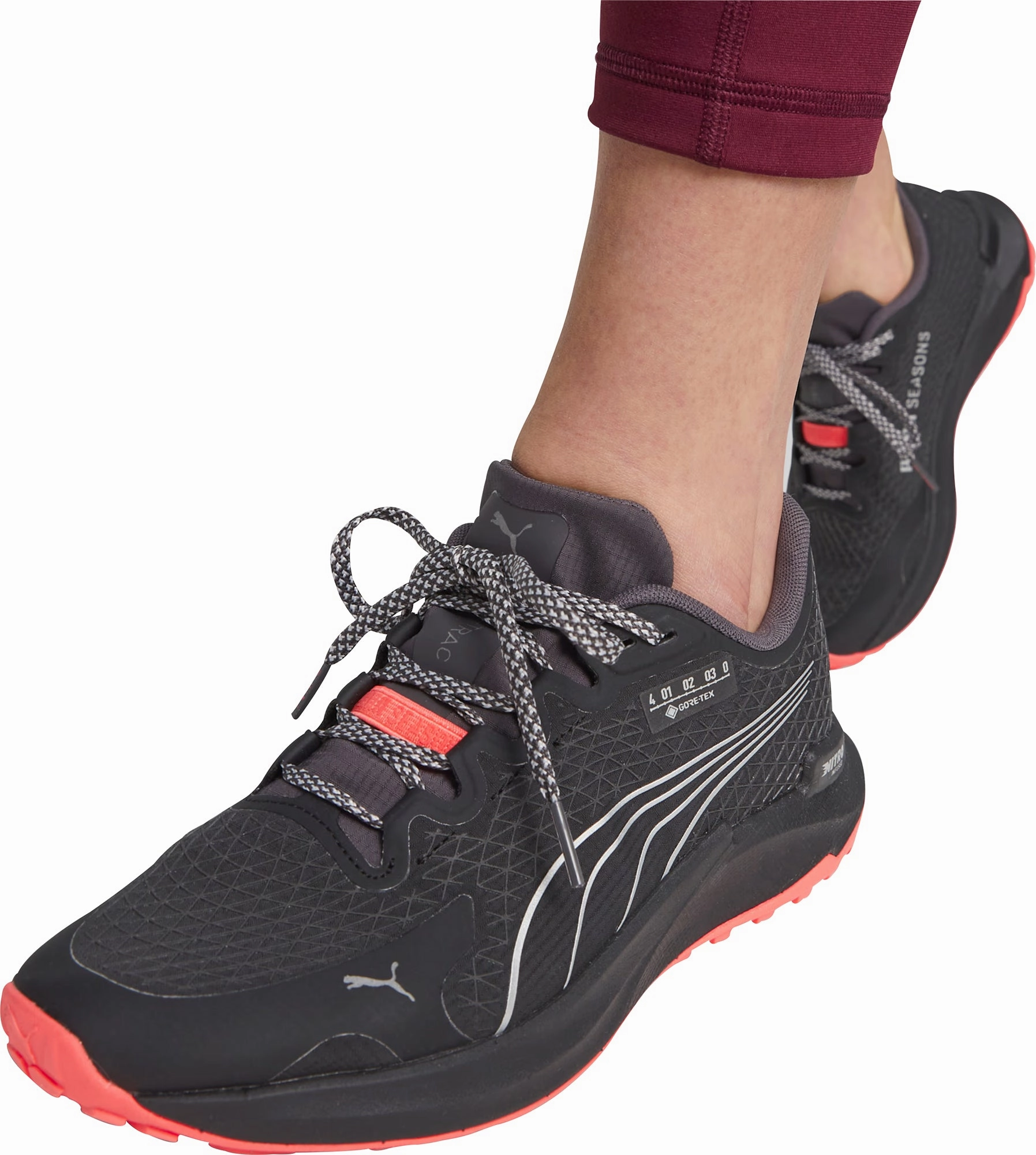 Puma Fast-Trac Nitro GORE-TEX Womens Trail Running Shoes - Black Bold Sneakers