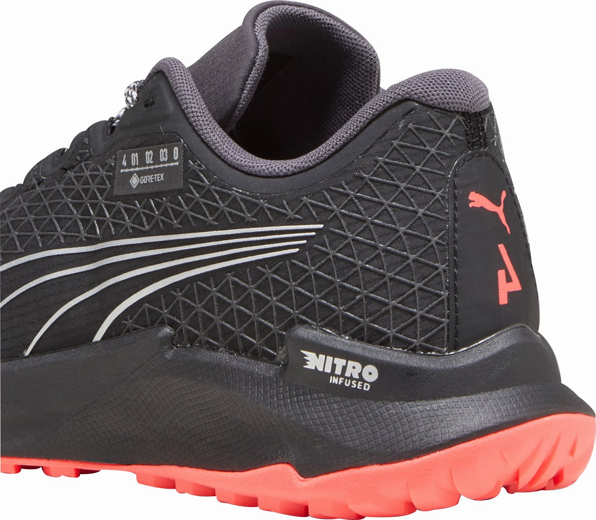 Puma Fast-Trac Nitro GORE-TEX Womens Trail Running Shoes - Black Bold Sneakers