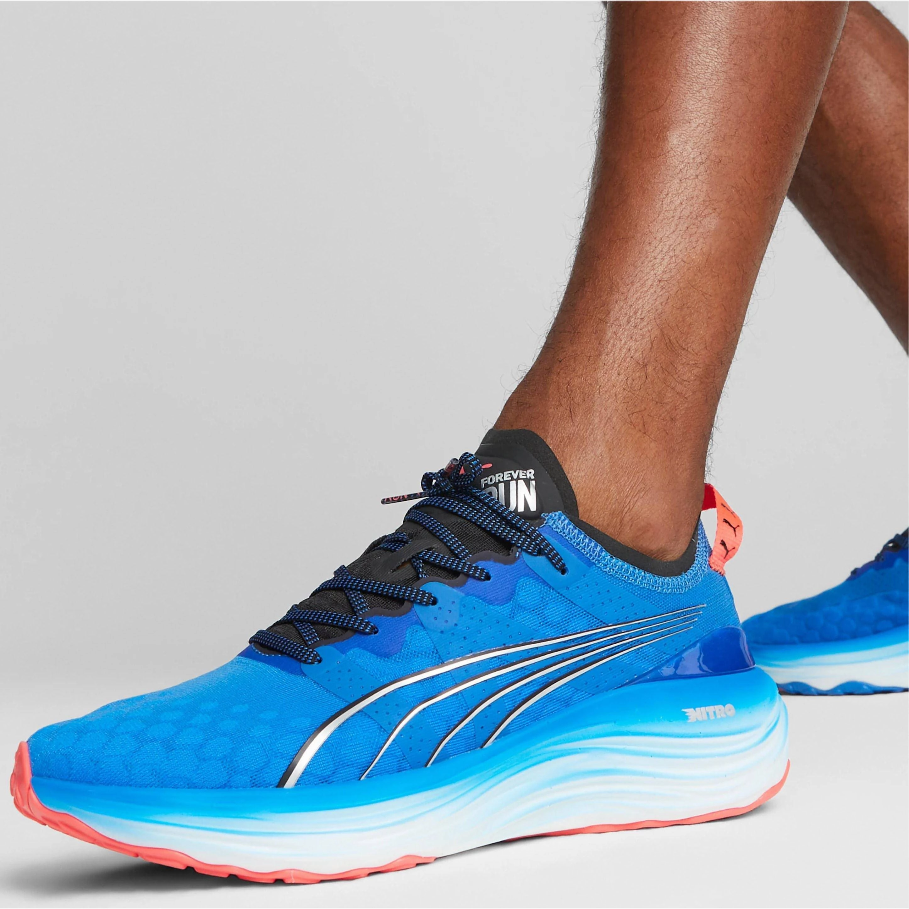 Puma ForeverRun Nitro Mens Running Shoes - Blue Bold Sneakers