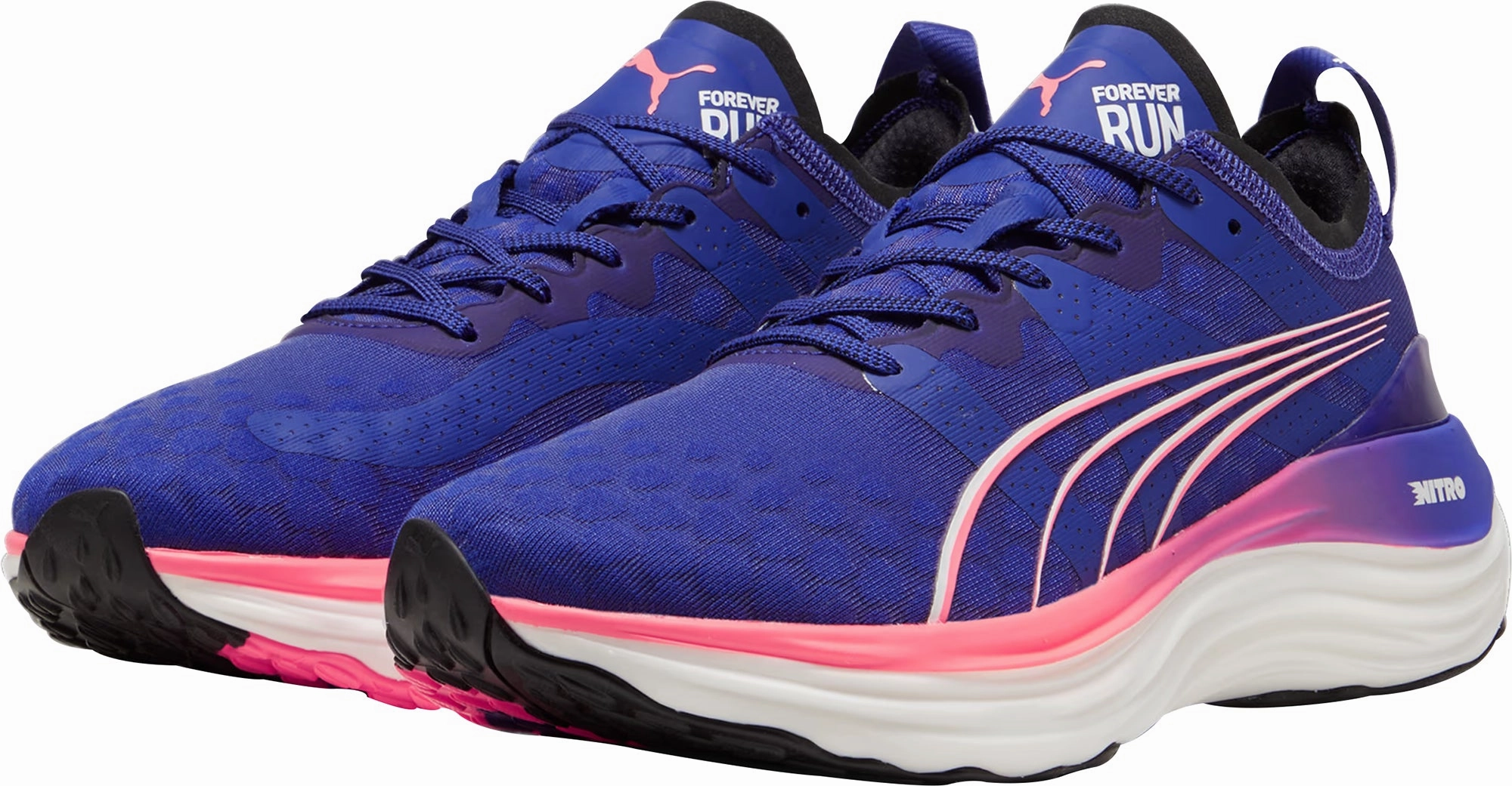 Puma ForeverRun Nitro Mens Running Shoes - Navy Bold Sneakers