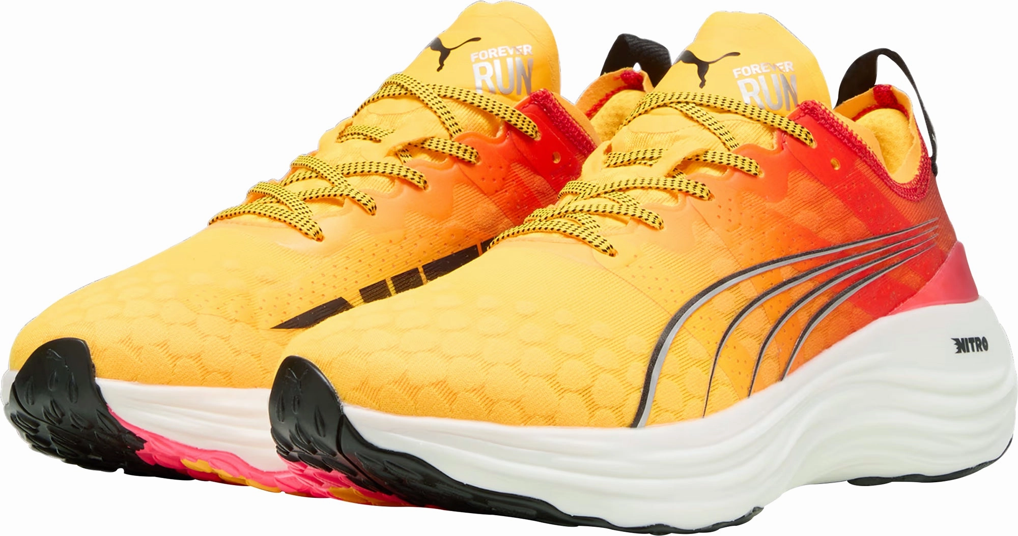 Puma ForeverRun Nitro Mens Running Shoes - Orange Bold Sneakers
