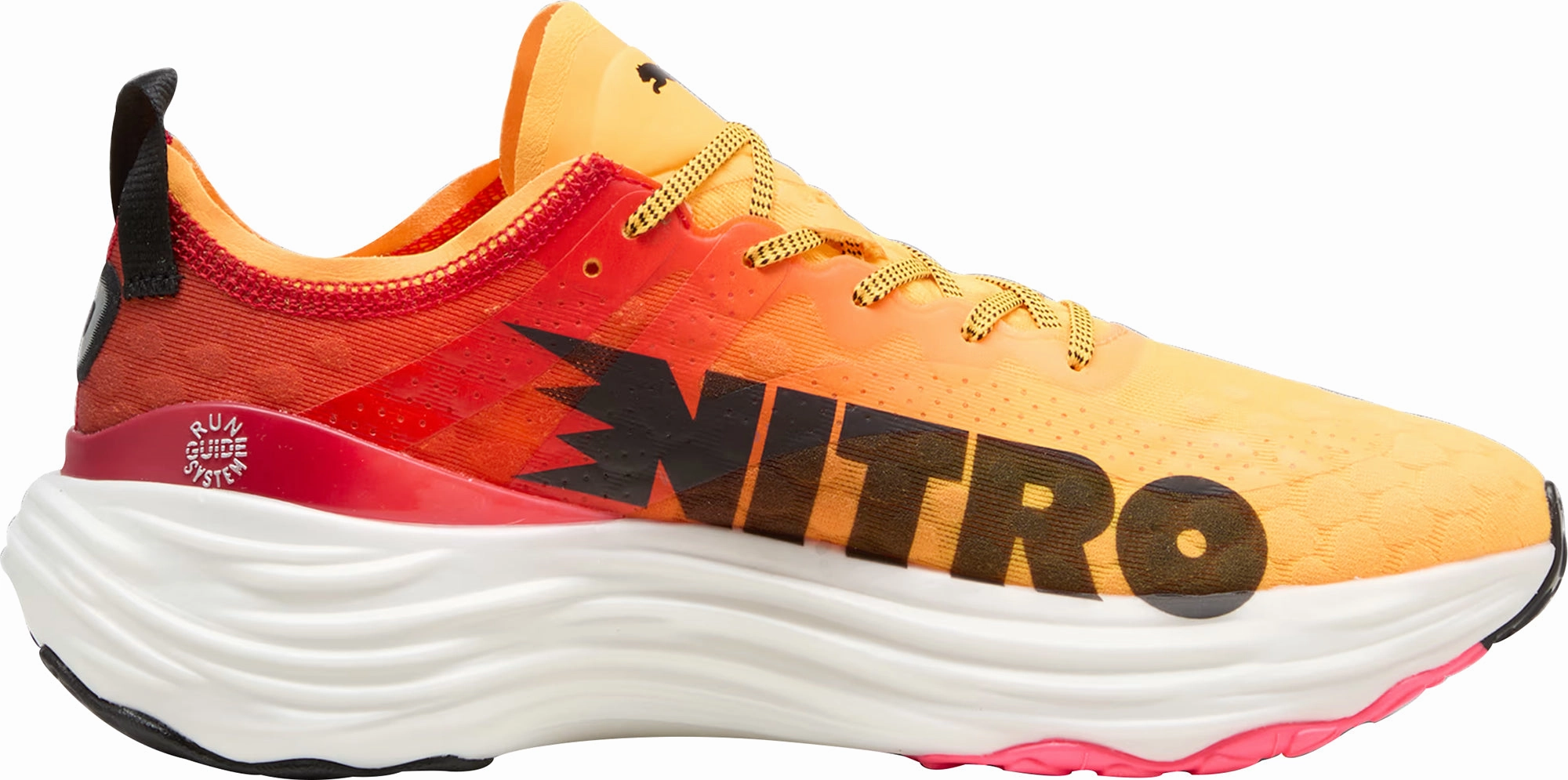 Puma ForeverRun Nitro Mens Running Shoes - Orange Bold Sneakers