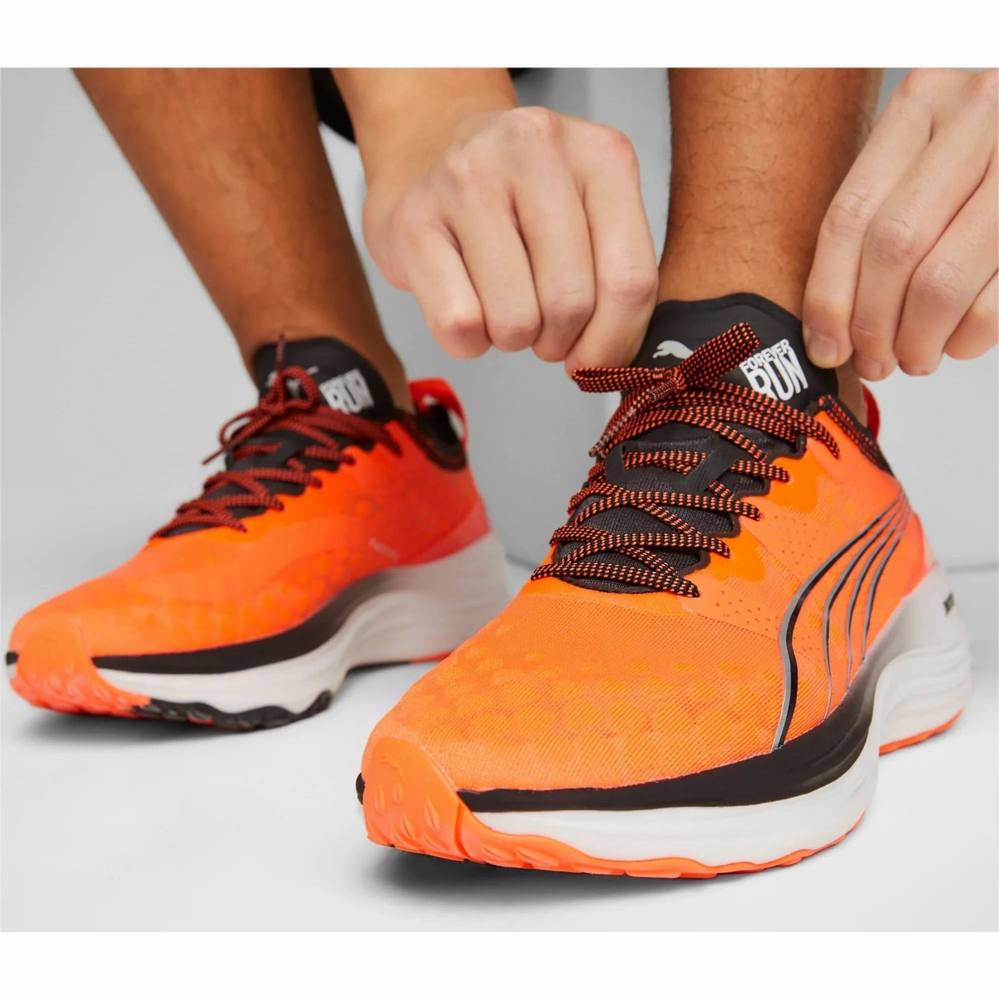 Puma ForeverRun Nitro Mens Running Shoes - Orange Bold Sneakers