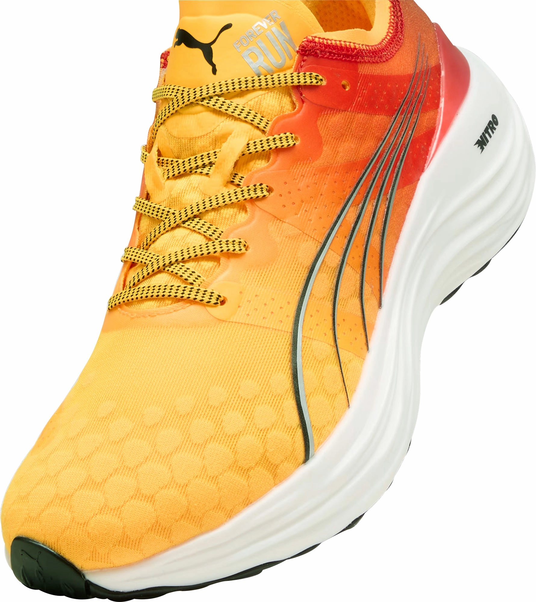 Puma ForeverRun Nitro Mens Running Shoes - Orange Bold Sneakers